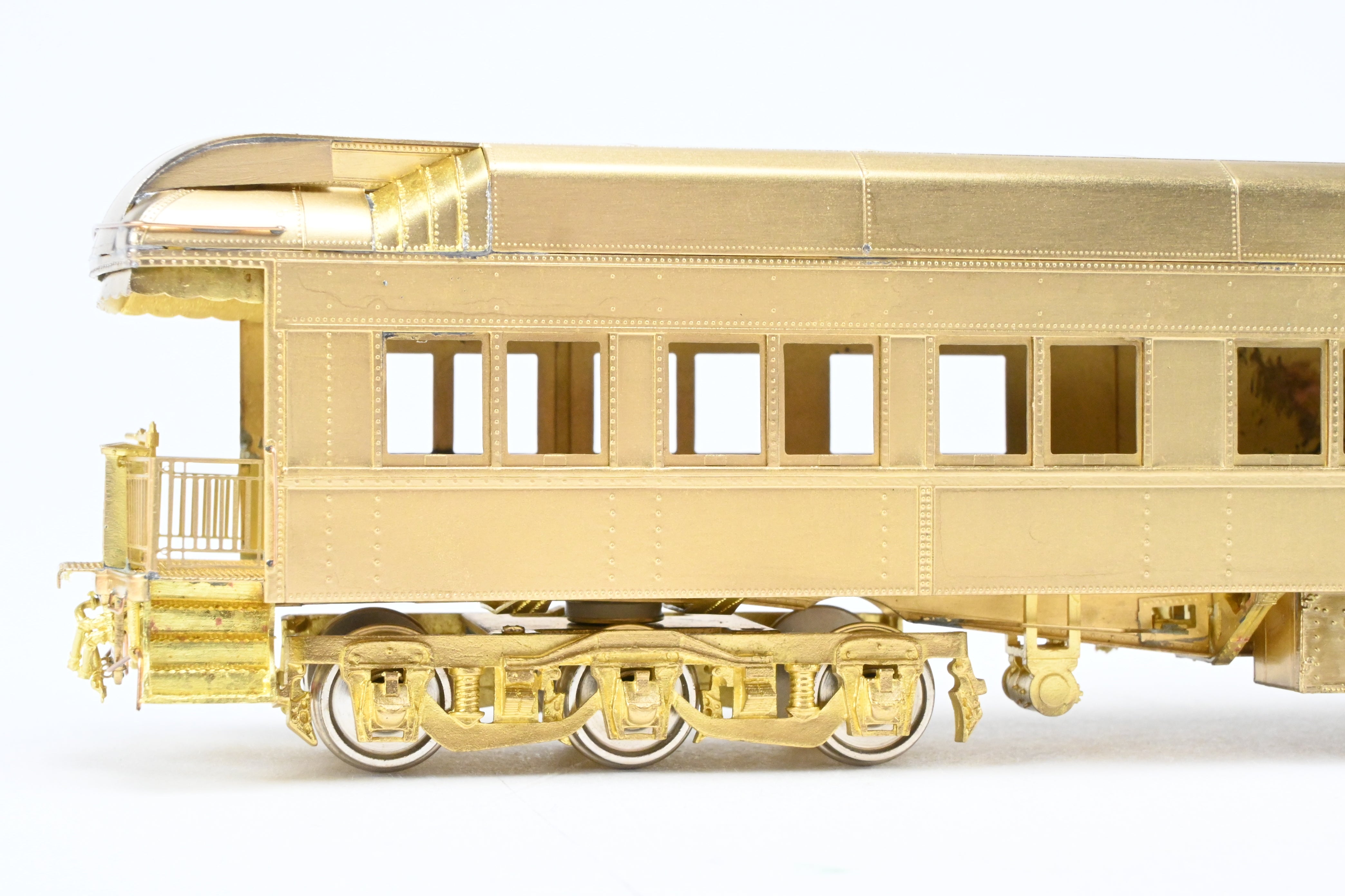 High - Quality HO Scale Brass Model of Great Brass Fleet NYC - New York Central Pullman HW Collectors Limited Edition “Central Square” 3 Compartment - 2 Drawing Room Observation Plan 3959