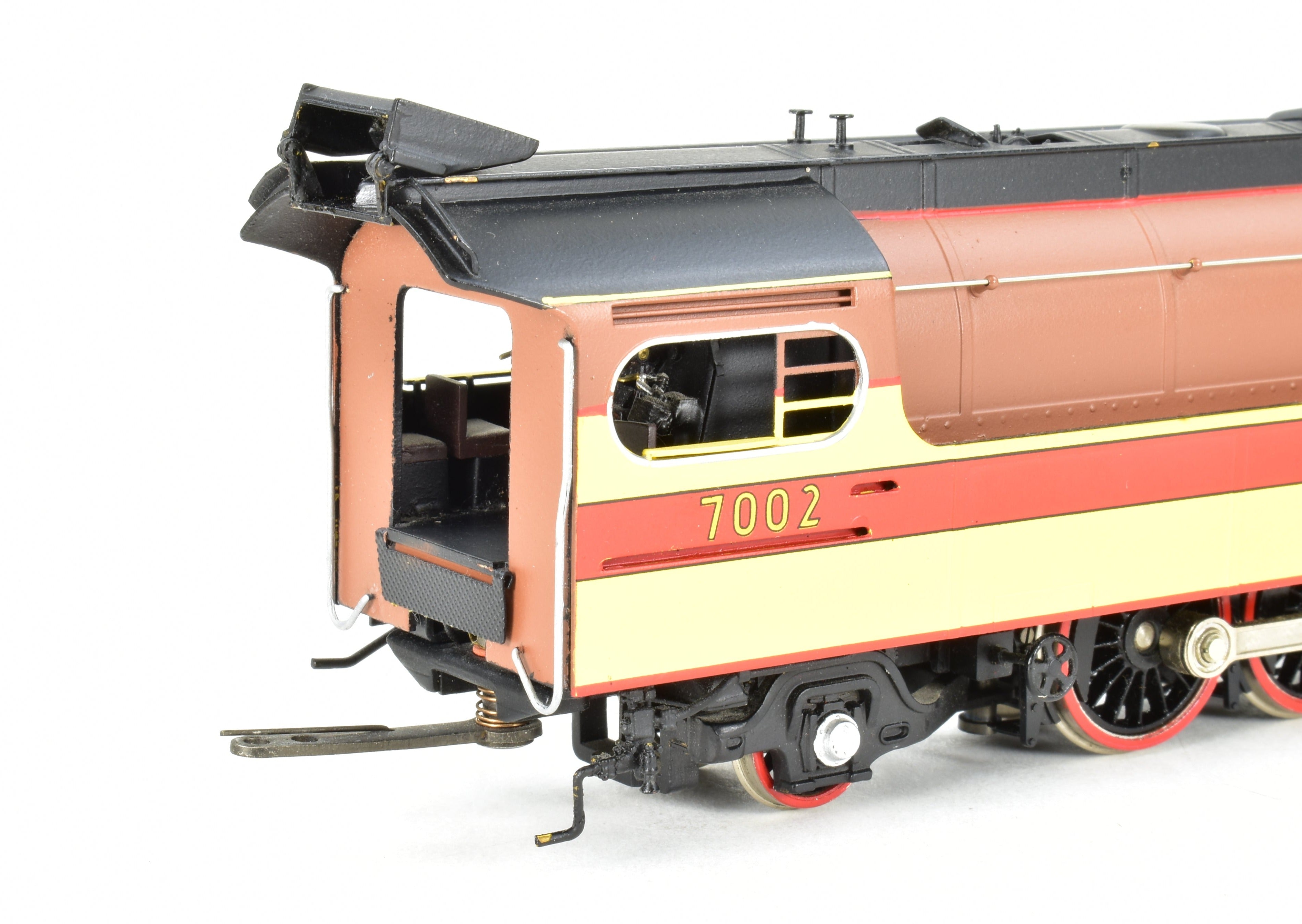 HO Scale Brass Union Pacific 4-8-2 FP Steam Locomotive Model, Key Imports UP No. 7002 Forty Niner