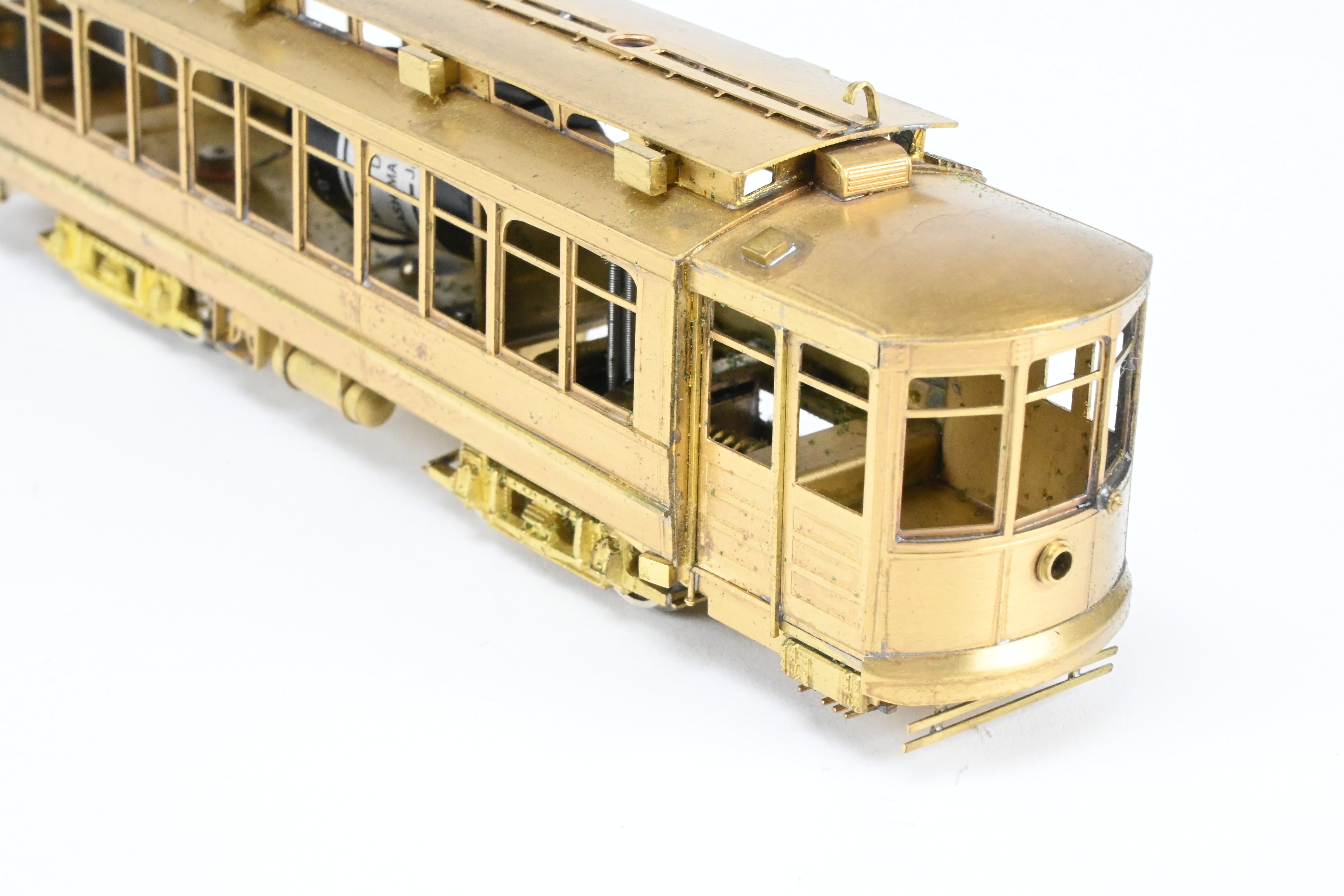 HO Scale Brass Chicago Surface Lines 346 City Big Brill Car Model by Fairfield Models without Trolley Poles