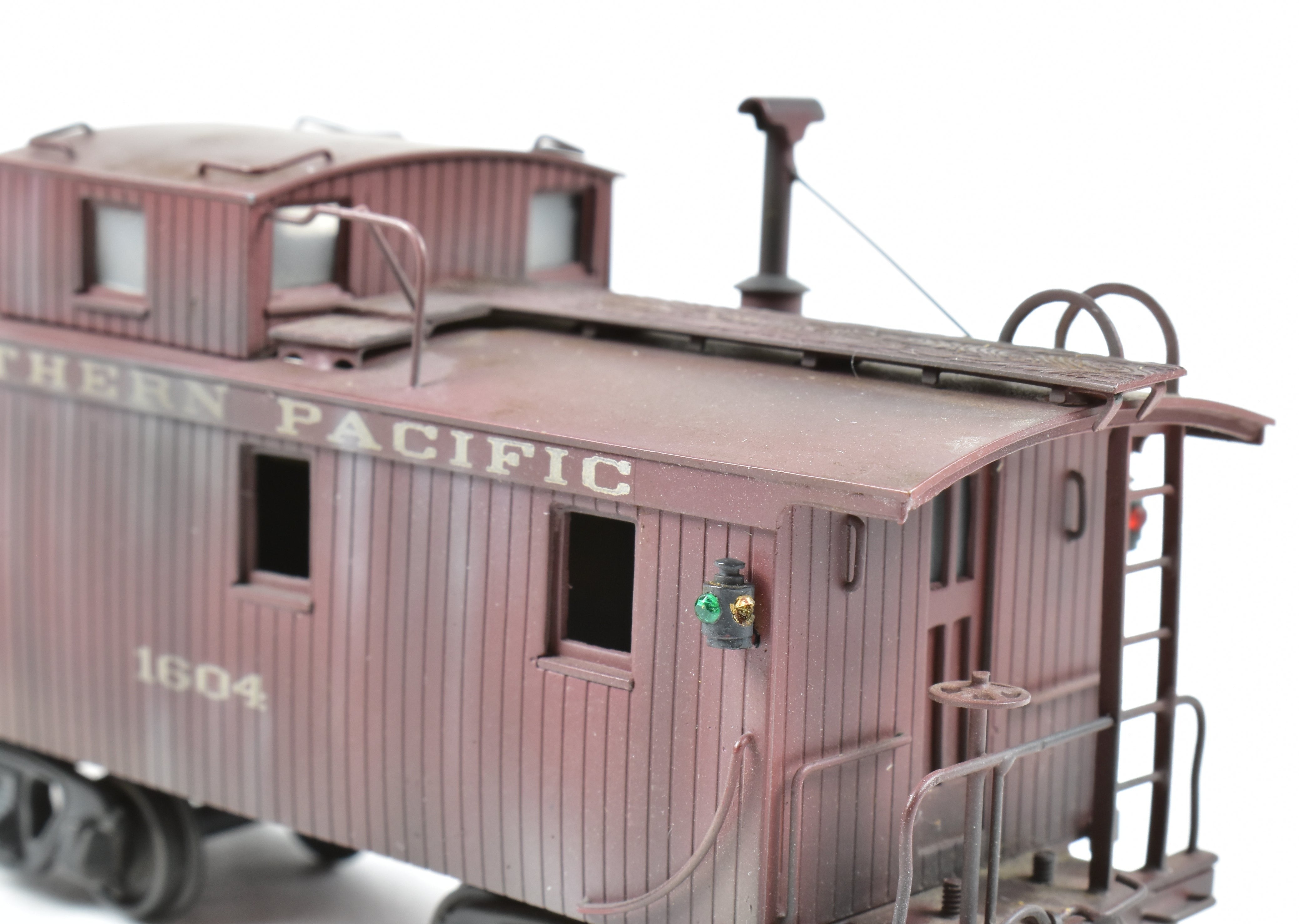 Custom Painted HO Scale Brass PFM United Northern Pacific Wood Caboose Model