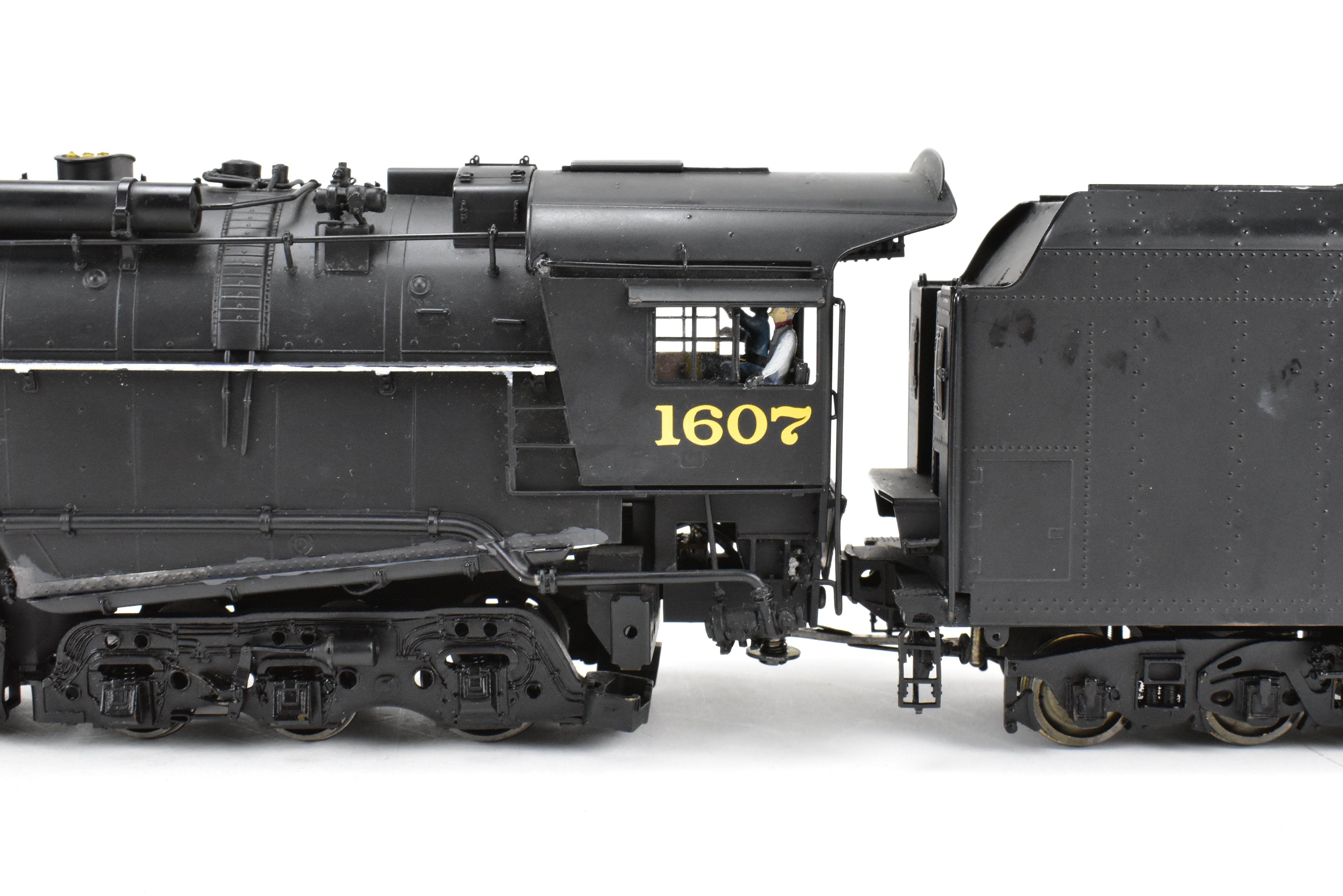 O Scale Brass Model Train - Sunset Models 3rd Rail Division Chesapeake & Ohio Allegheny Class H8 2-6-6-6 2-Rail F/P Locomotive #1607