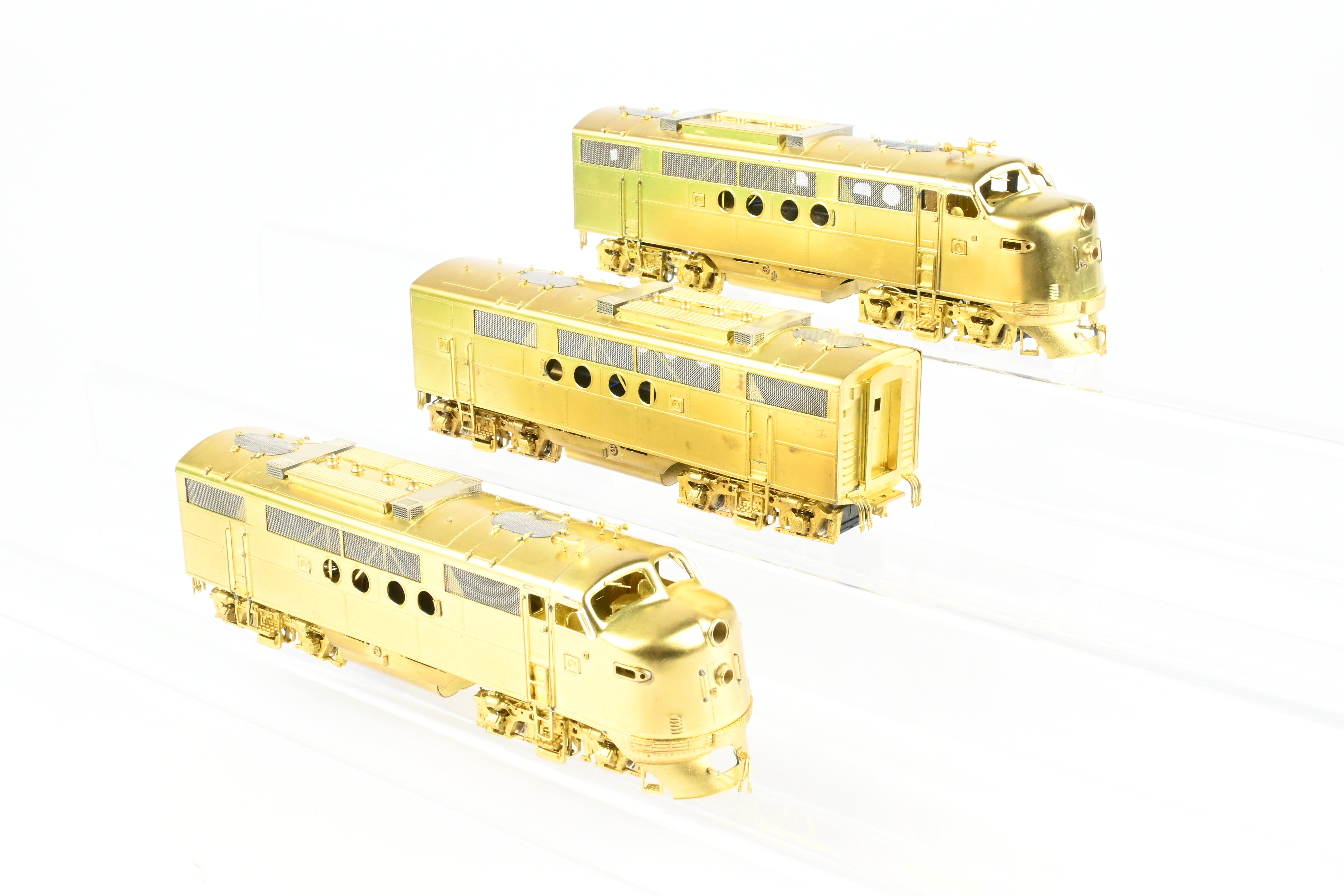 HO Scale Brass Model Train Set by Overland Models Inc. - DL&W Lackawanna EMD FT A/FTS B/FT A Set