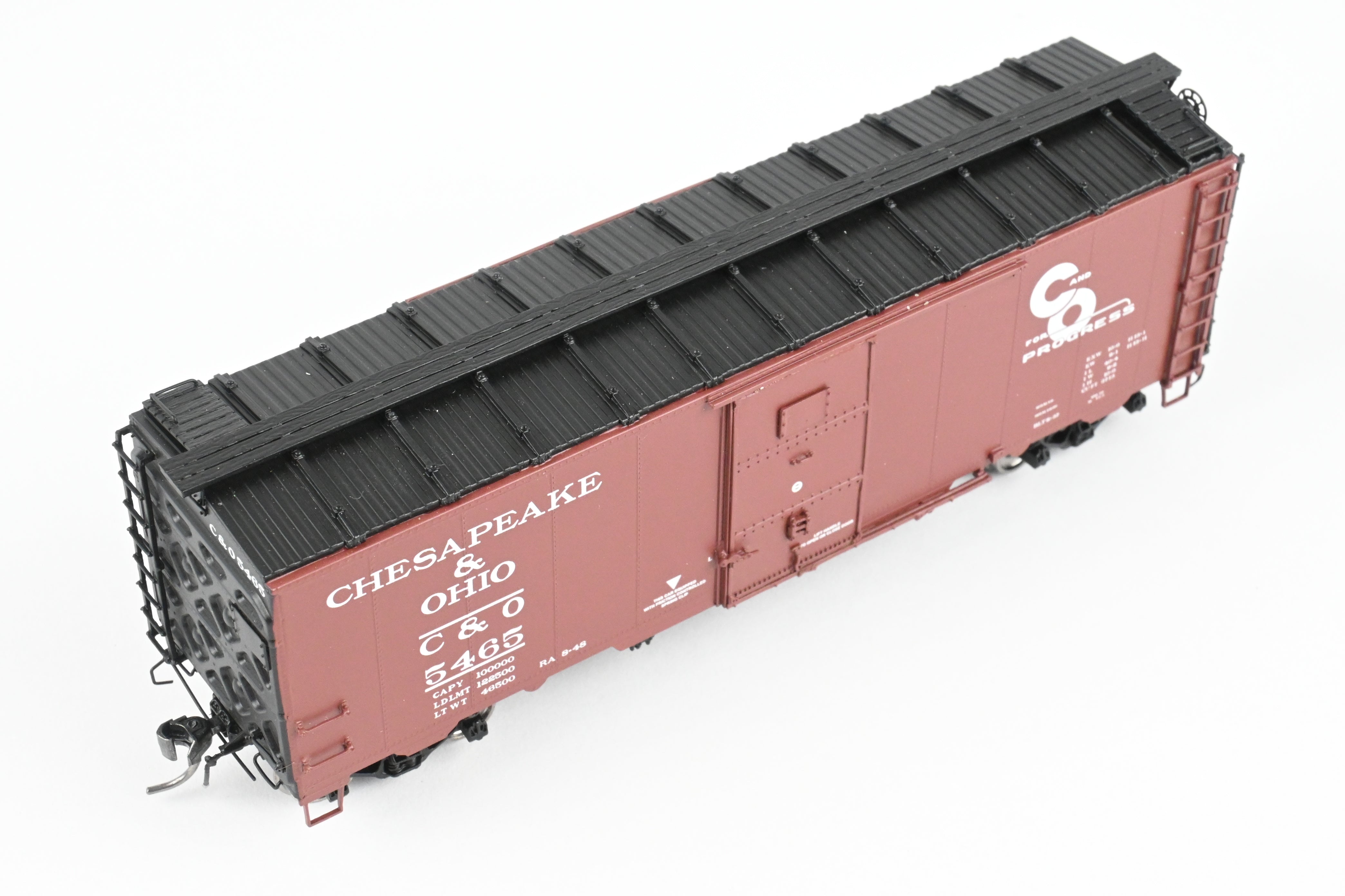 1937 American Scale Models C&O Chesapeake & Ohio Art Deco Boxcar No. 5465