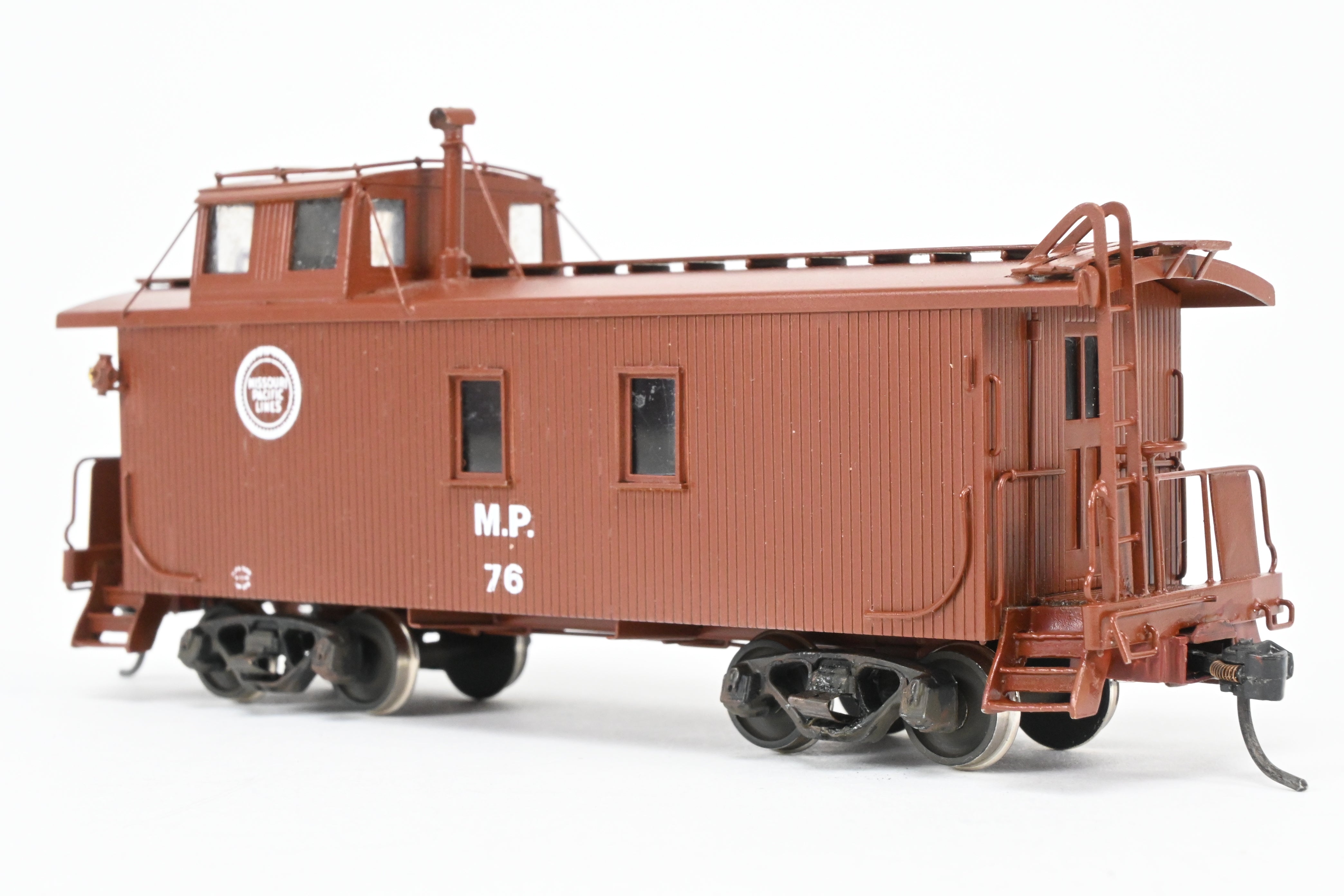 HO Scale Brass Model Missouri Pacific Wood Caboose CP Scratch Built by Joe G. Collias in REBOXX Packaging