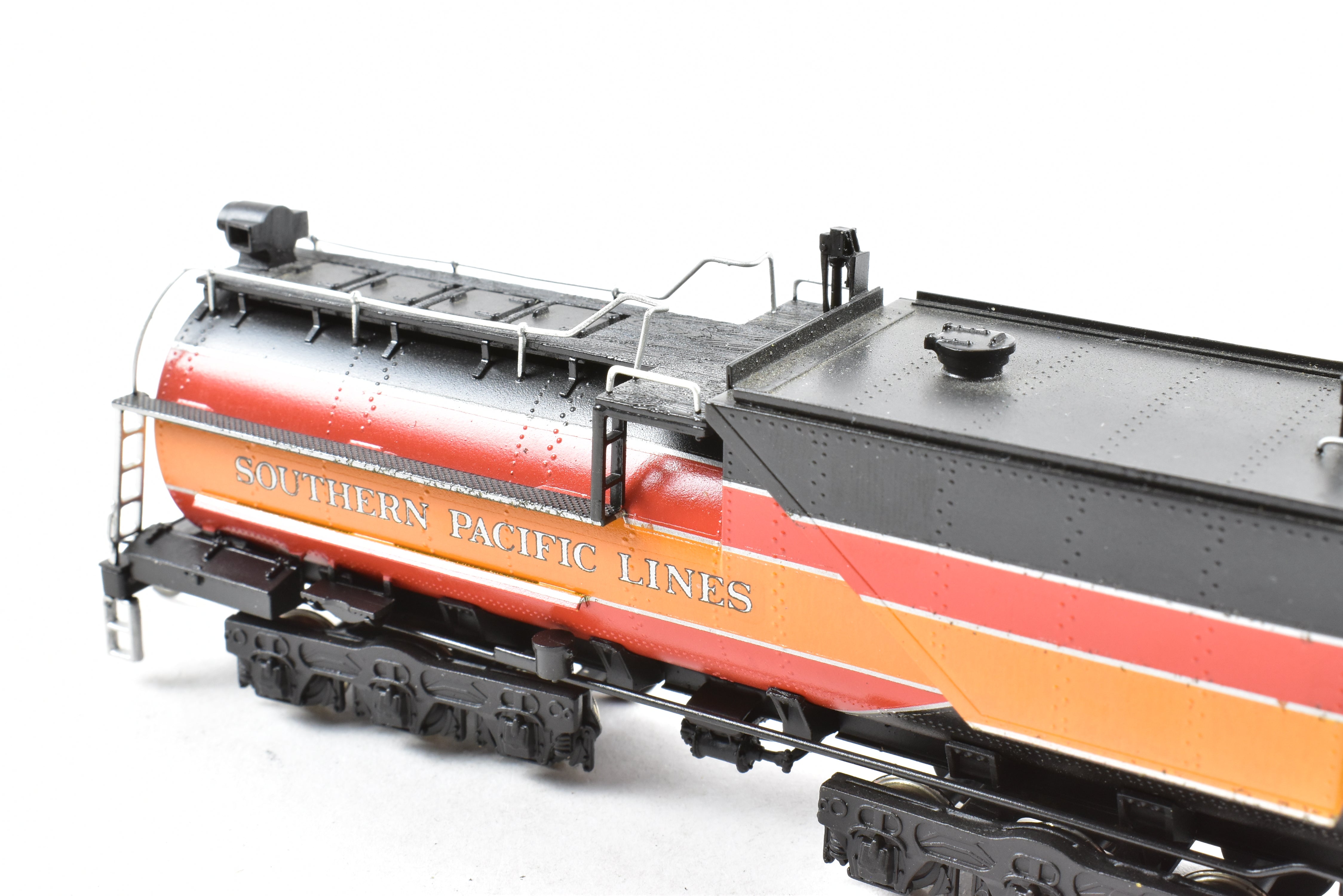 HO Scale Brass Model Train by Westside Model Co. - Southern Pacific Class P - 10 4 - 6 - 2 Streamlined Pro Painted Daylight No. 2484 with Can Motor Upgrade