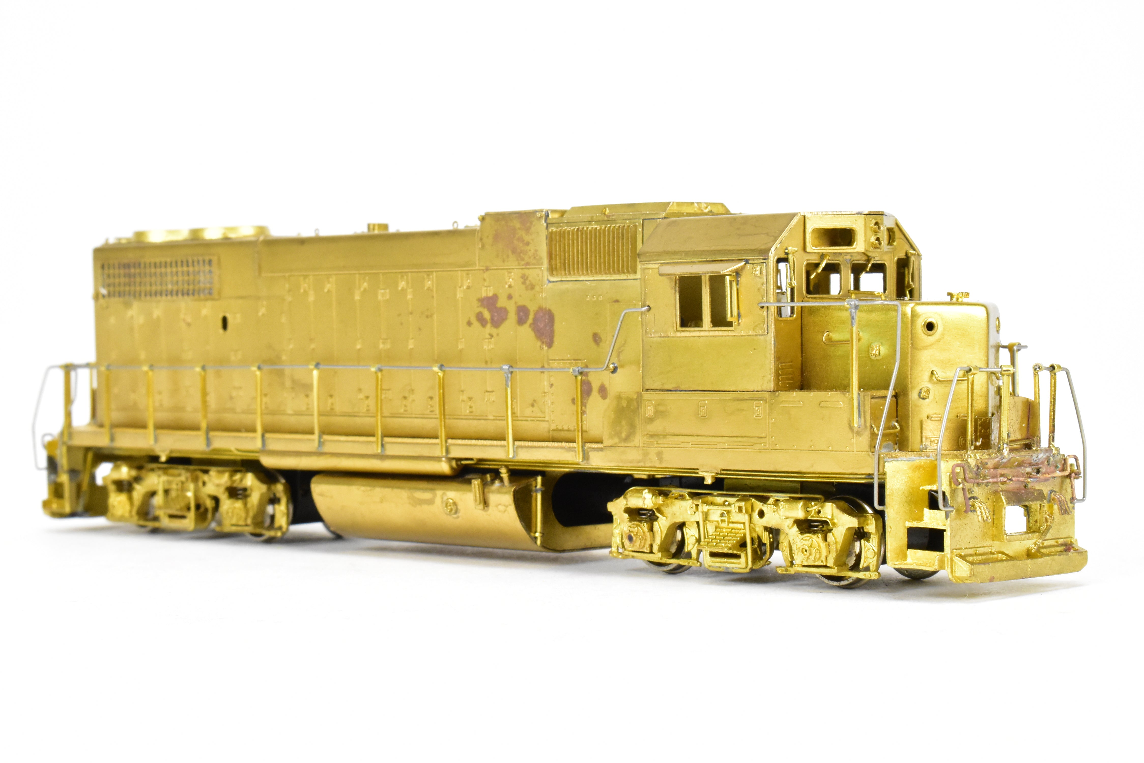 HO Brass OMI EMD GP38-2 Non-Dynamic Brake Model with Minor Tarnish, Wrong Box