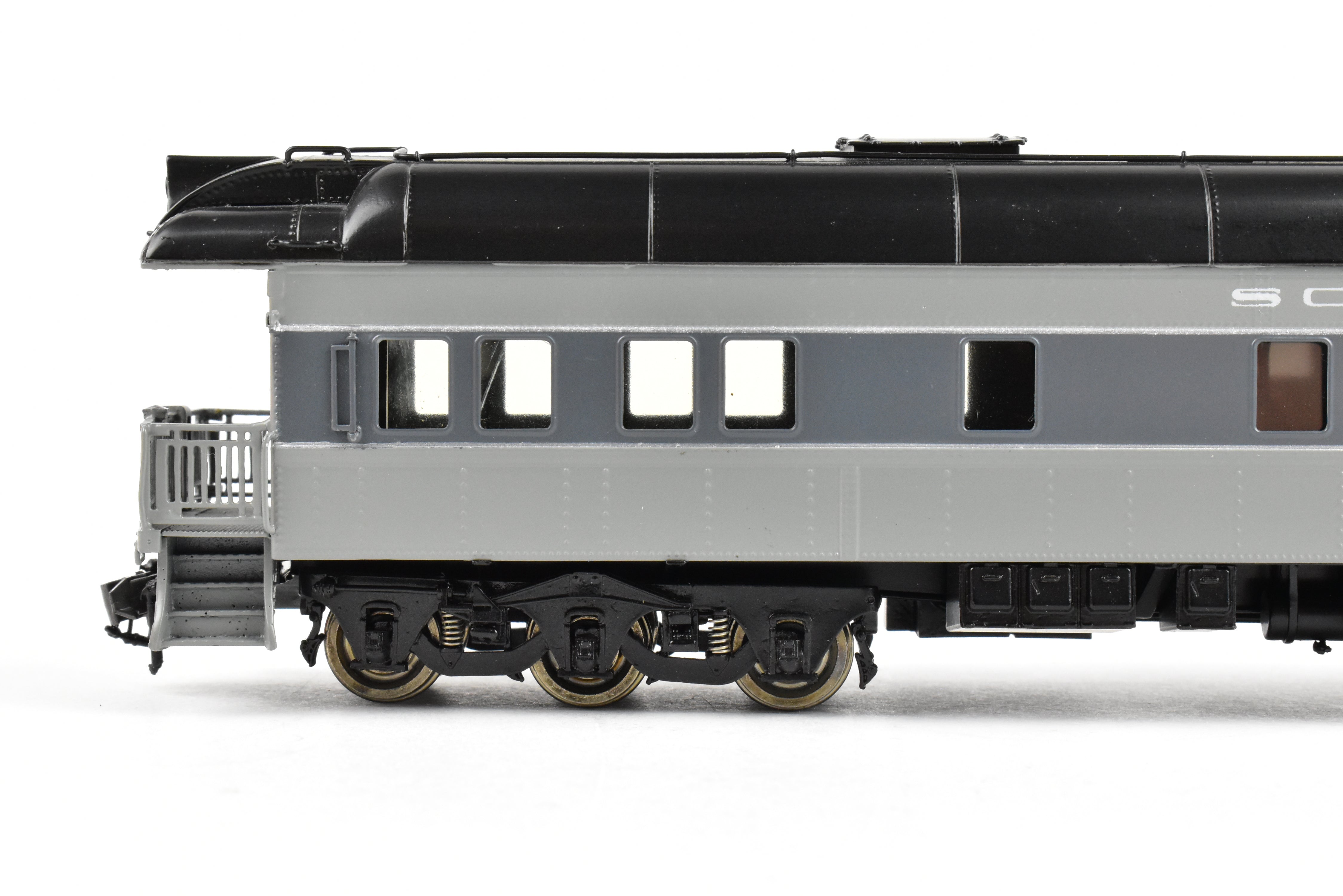 HO Brass Precision Scale Co. Southern Pacific Sacramento Business Car in Factory Two-Tone Gray