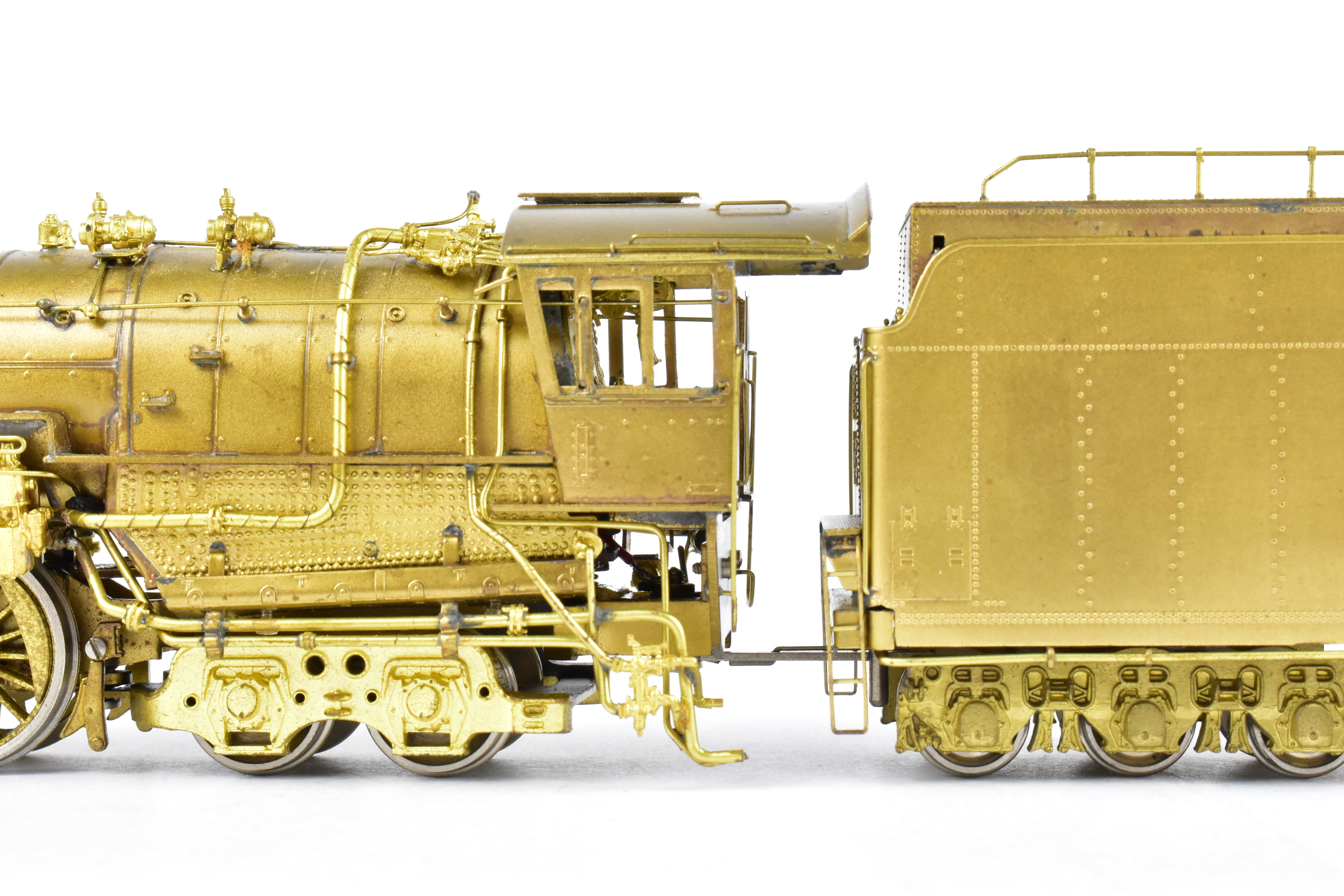 High - Quality HO Scale Brass Model Train - Sunset Models CB&Q - Burlington Route S - 4 Class 4 - 6 - 4 Hudson Locomotive