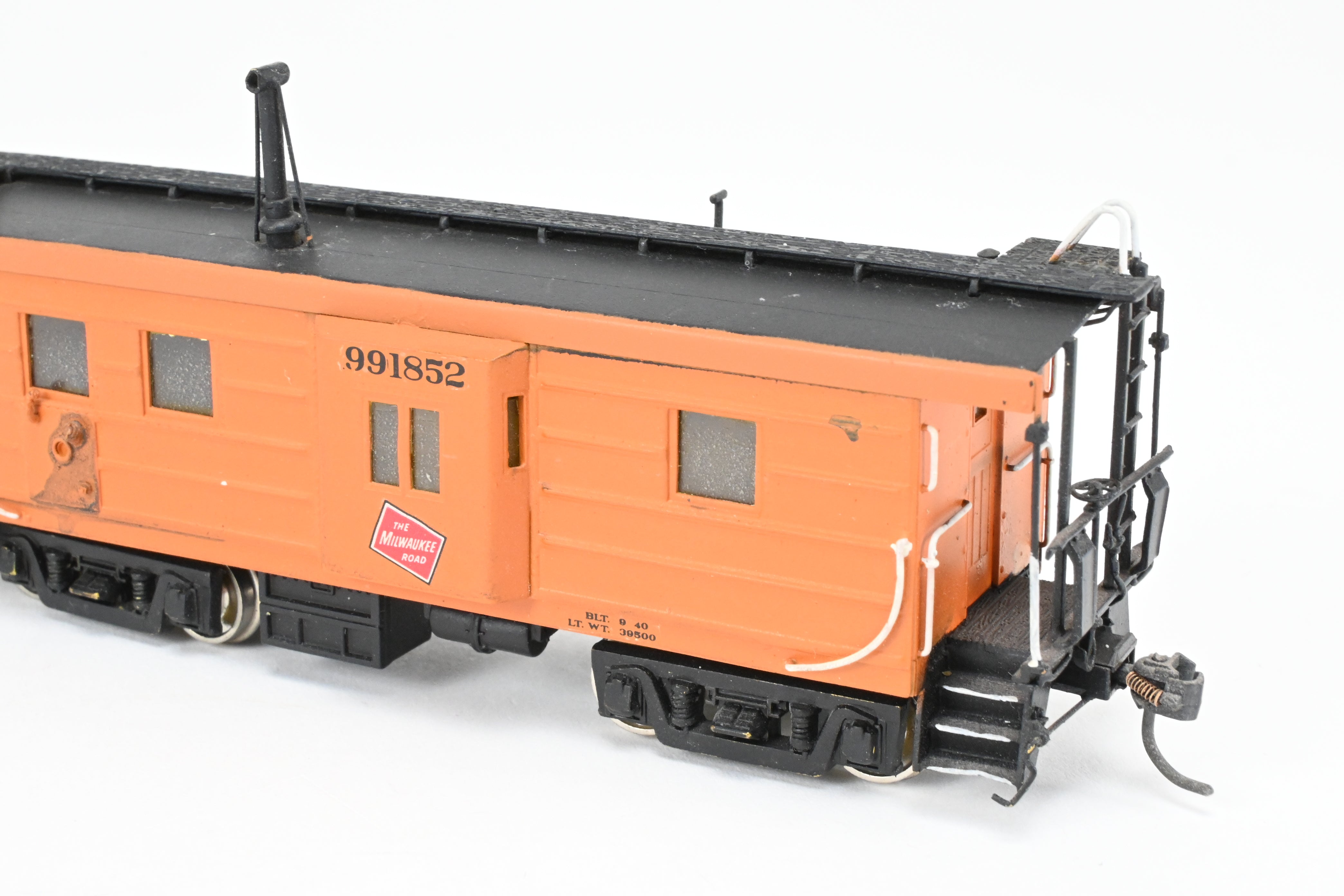 HO Brass OMI MILW Milwaukee Road Bay Window Caboose CP No. 991852, 1984 Run