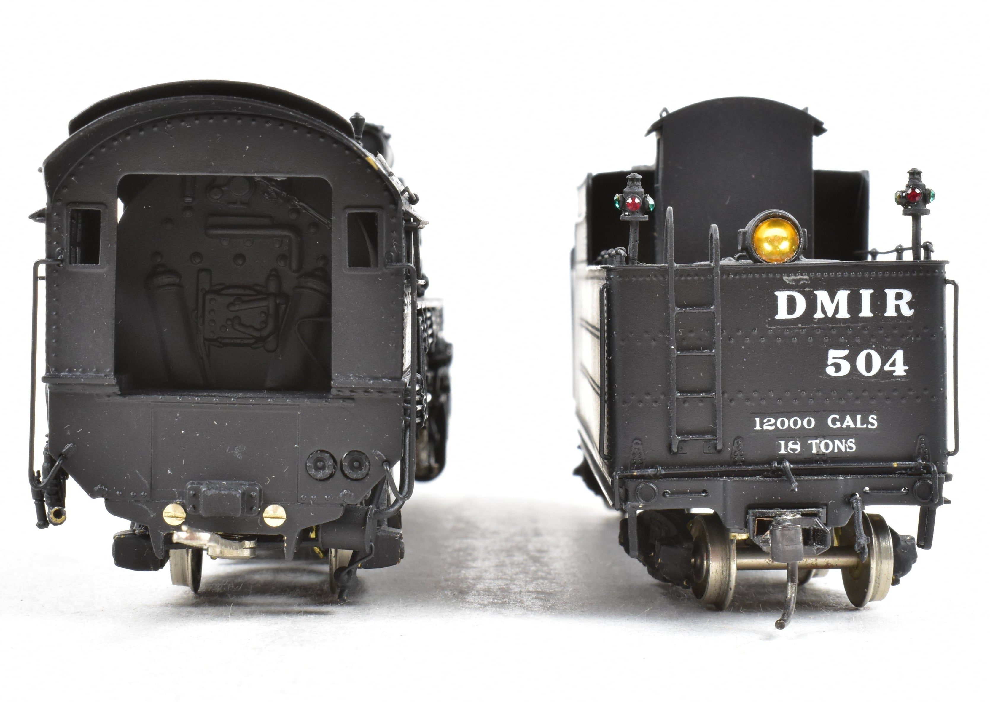 HO Brass Key Imports DM&IR 2-10-2 Santa Fe Class E Custom Painted Locomotive No. 504