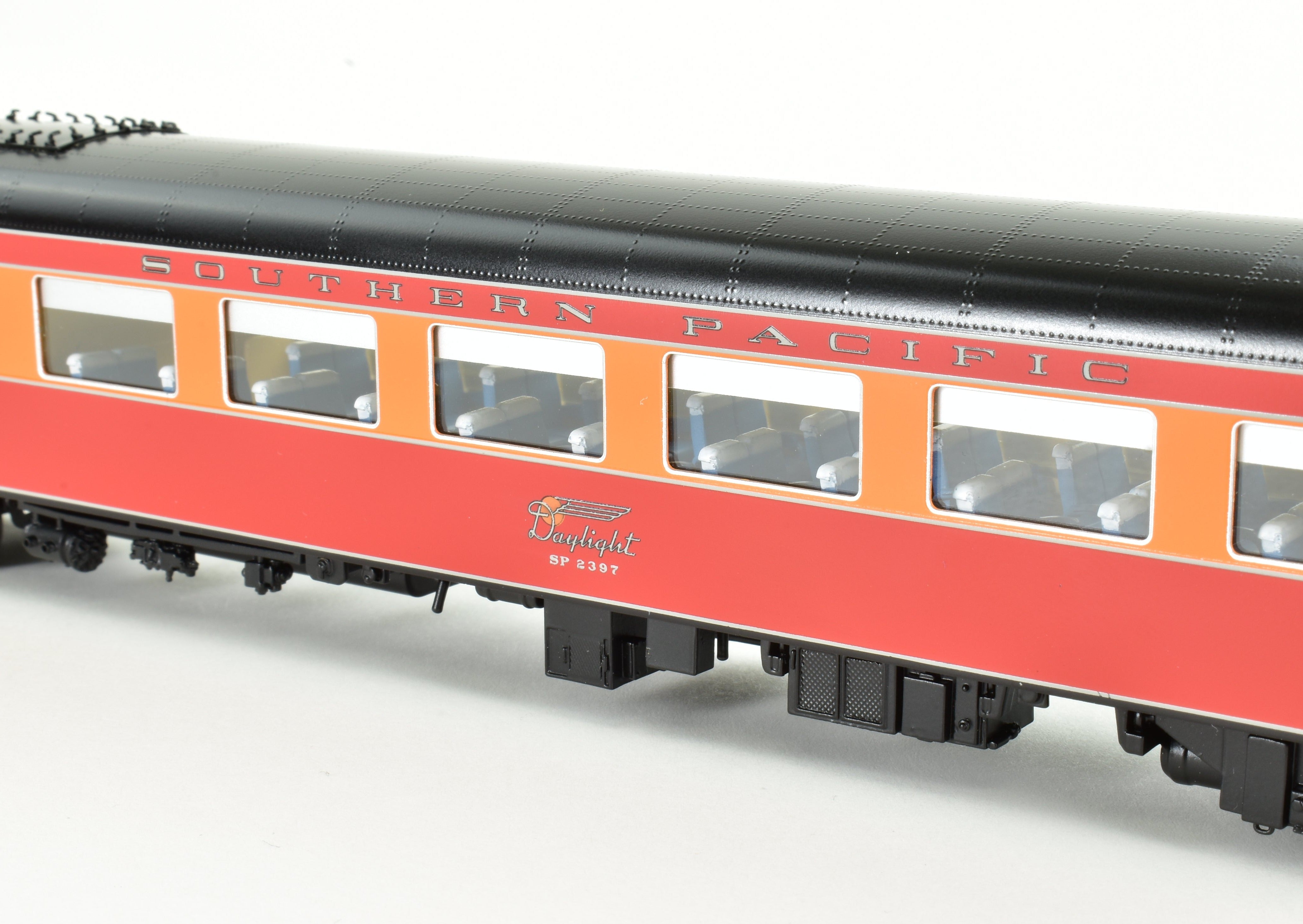 HO Scale Brass Model Train Consignment Set - Challenger Imports SP - Southern Pacific 1955 Shasta Daylight 10 - Car Train Set with FP