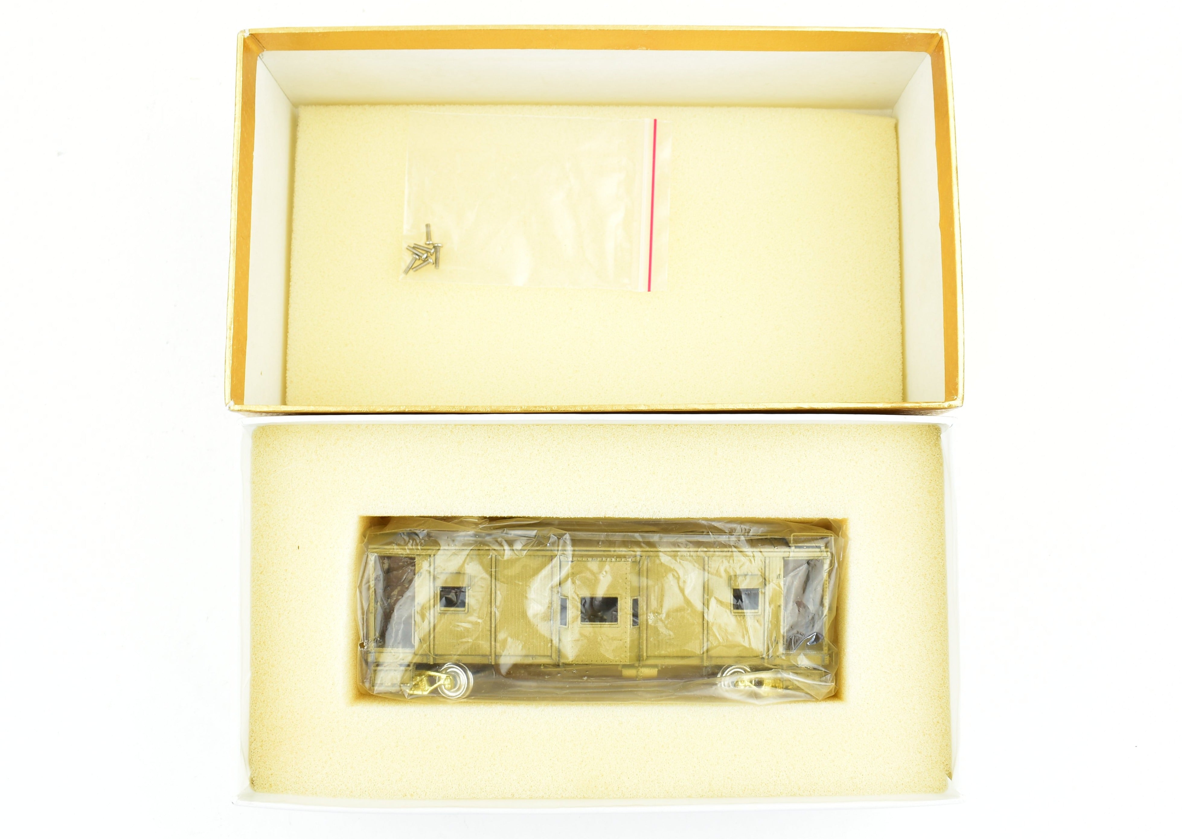 HO Scale Brass Oriental Limited Baltimore & Ohio I-13 Wood Bay Window Caboose Model Train Collectible