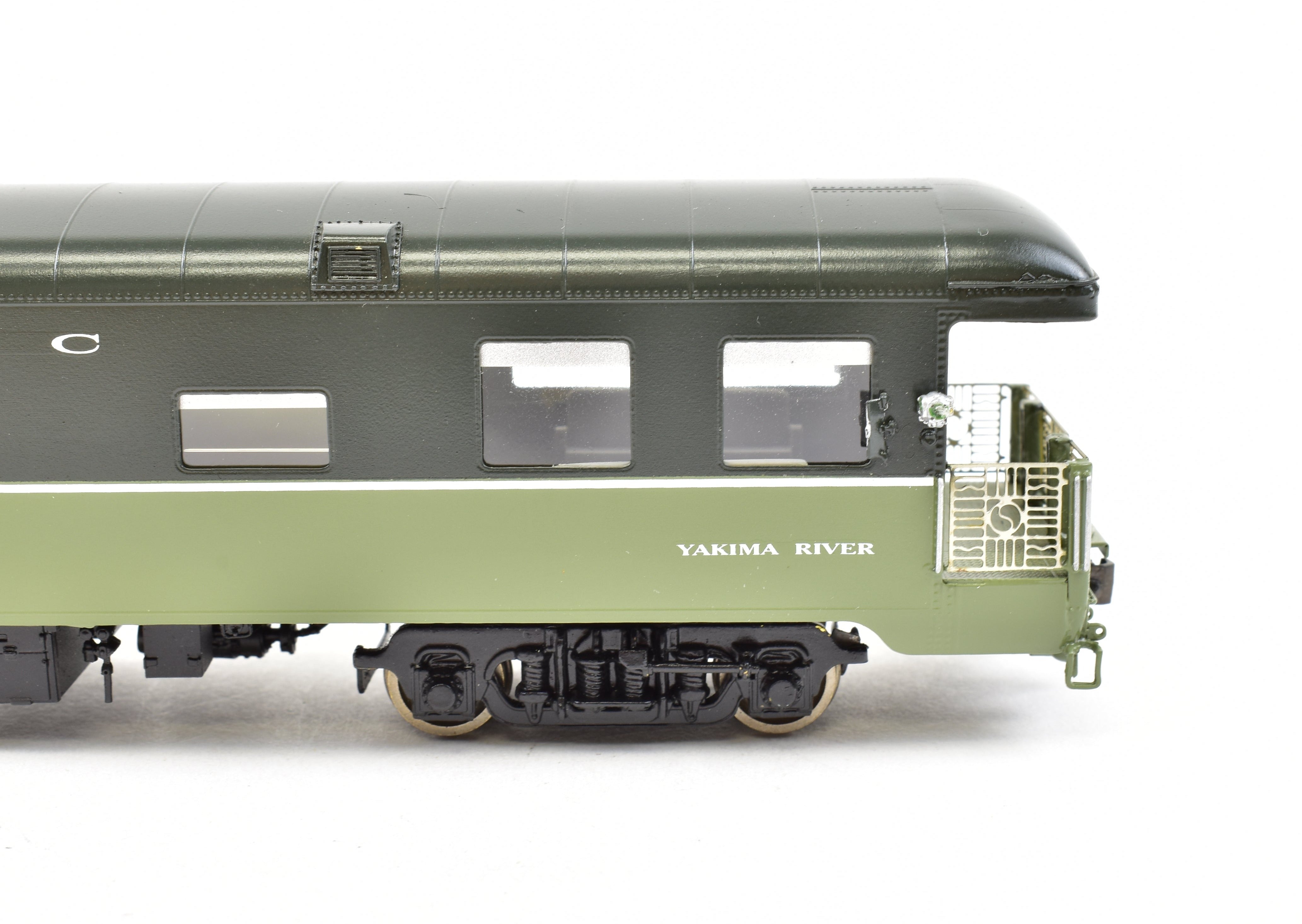HO Brass Northern Pacific Business Car Yakima River by W&R Enterprises, Custom Painted