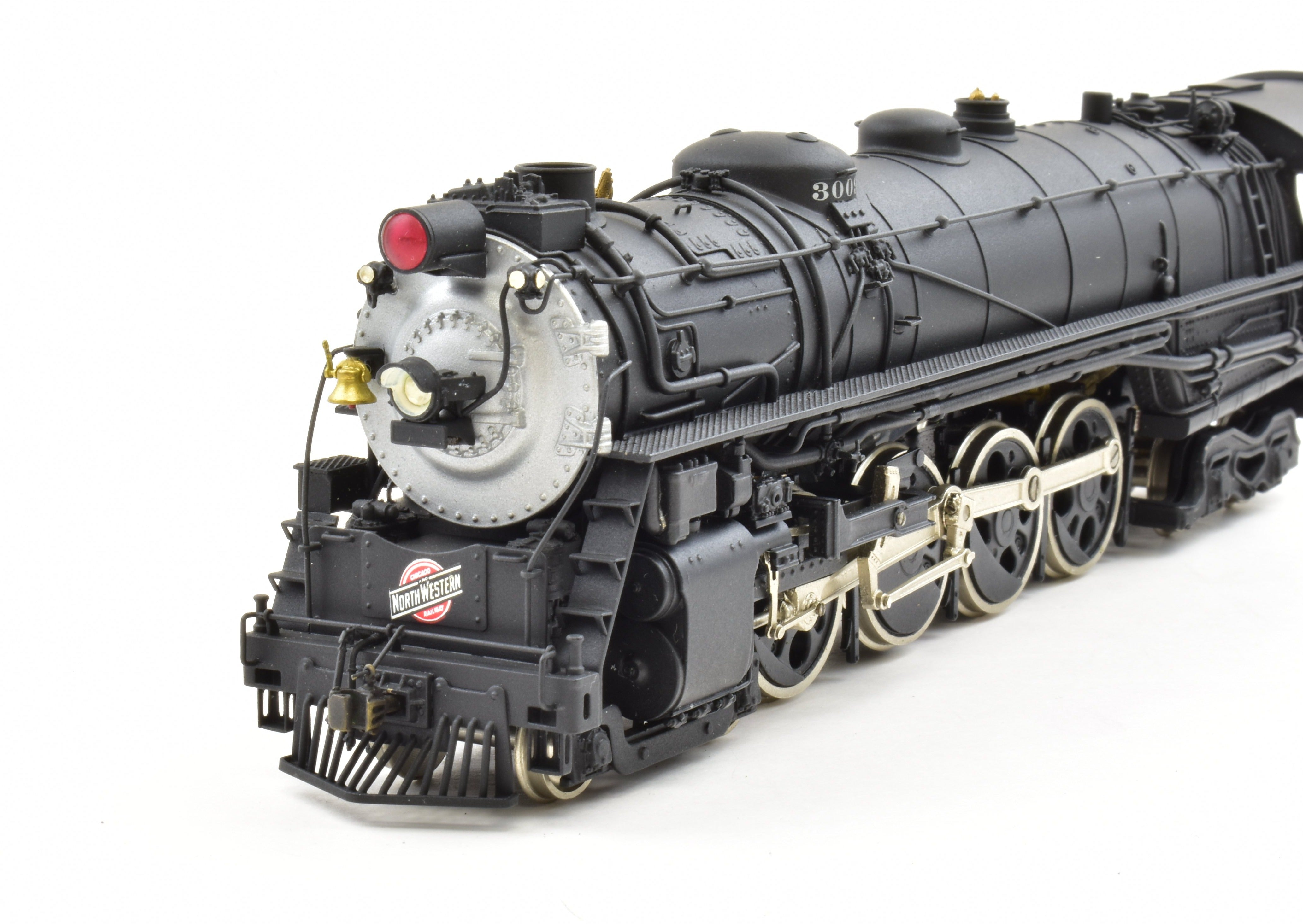HO Scale Brass Model Train - PFM Fujiyama - Chicago & North Western Class H 4 - 8 - 4 Locomotive with 1966 Run Custom Painting