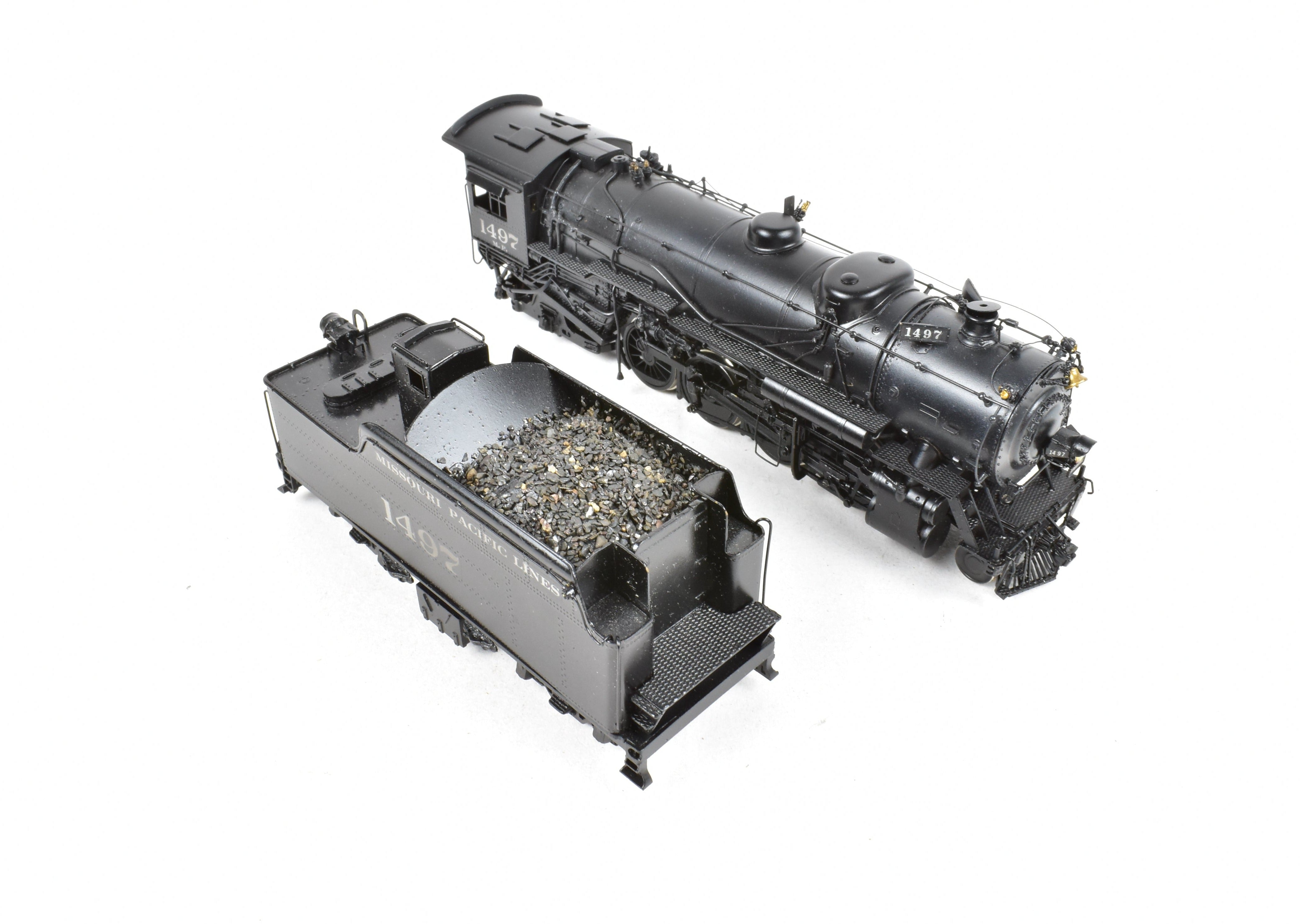 HO Scale Brass Missouri Pacific 1400 2-8-2 Mikado by Hallmark Custom Painted