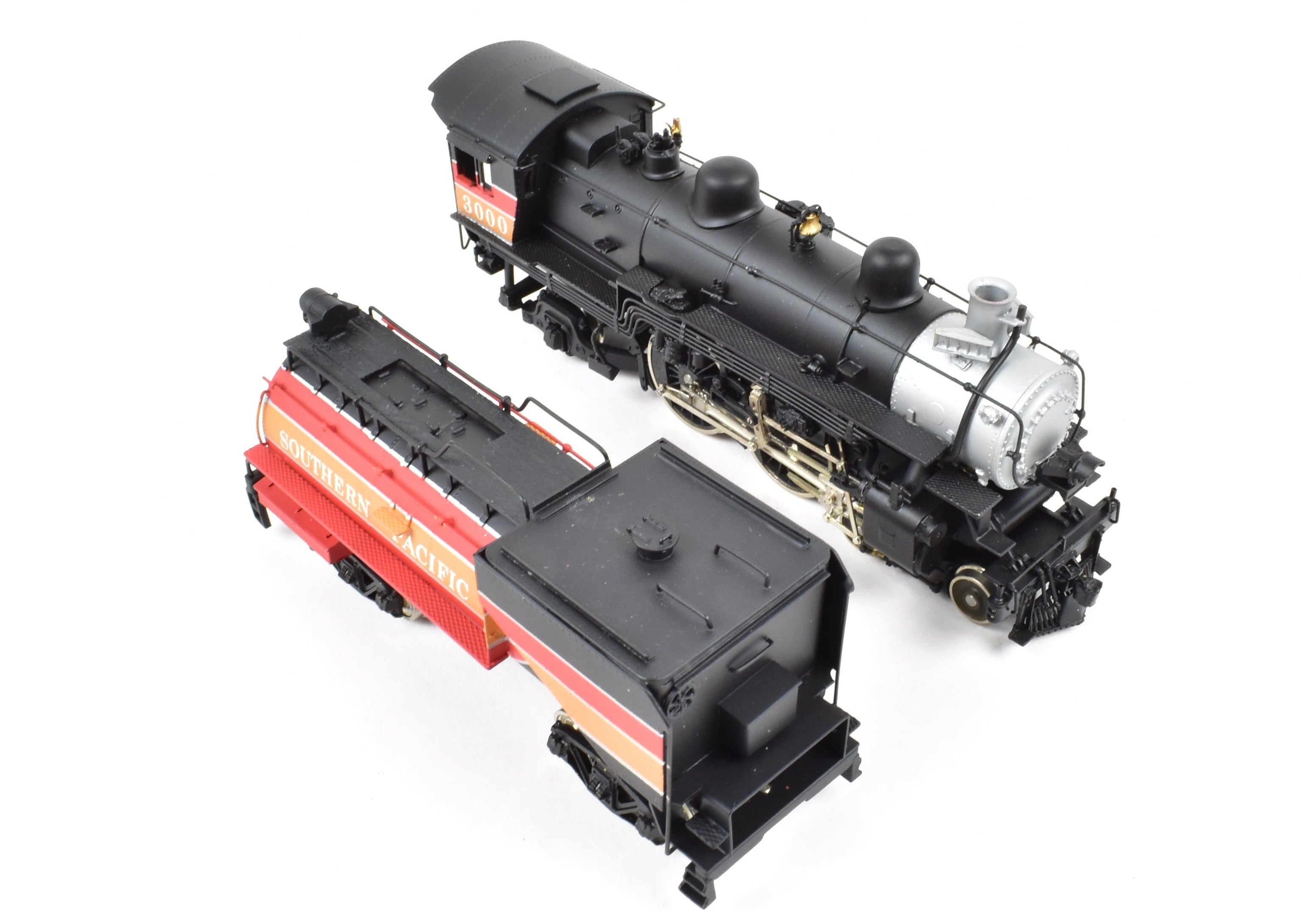 HO Scale Brass Model Train - Westside Model Co. Southern Pacific Class A - 6 Atlantic 4 - 4 - 2 F/P Daylight Locomotive #3000