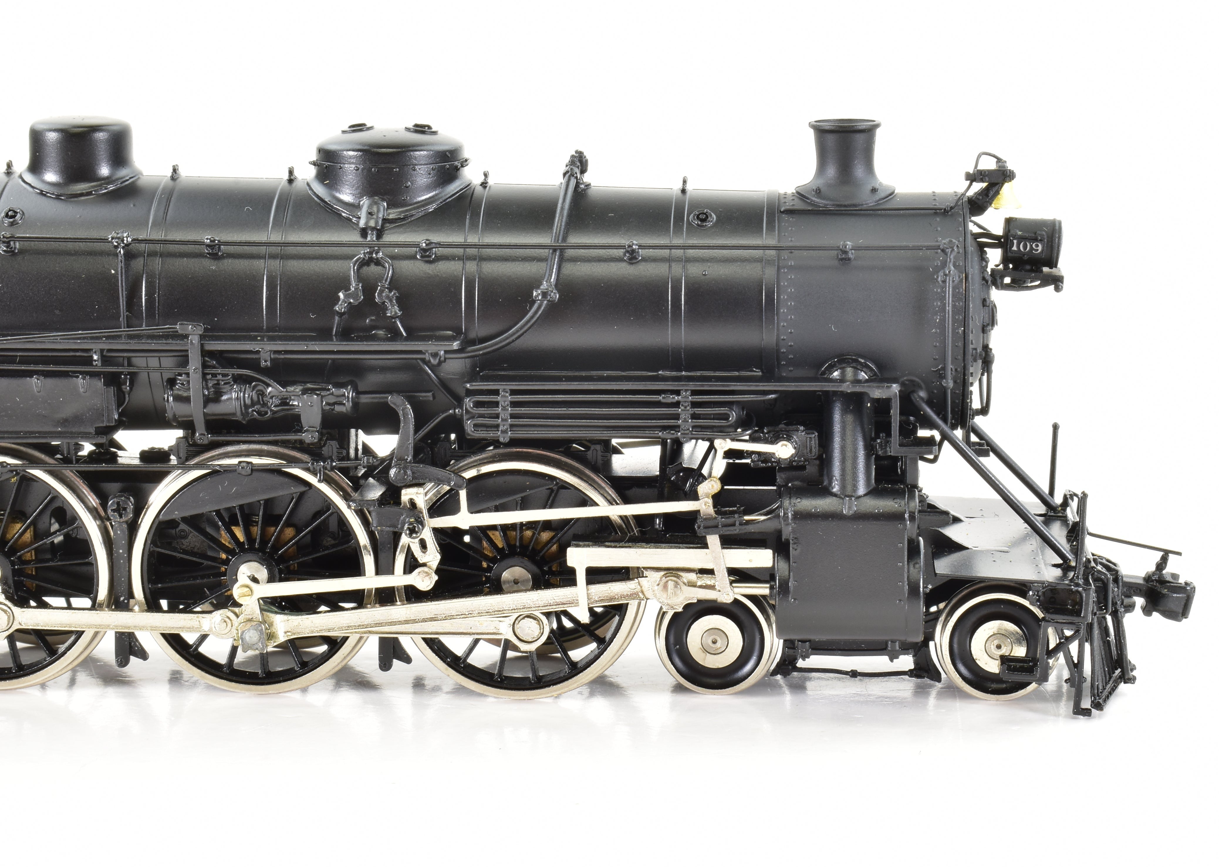HO Scale Brass Model Train - Overland Models Reading G1Sa 4-6-2 FP Steam Locomotive No. 109