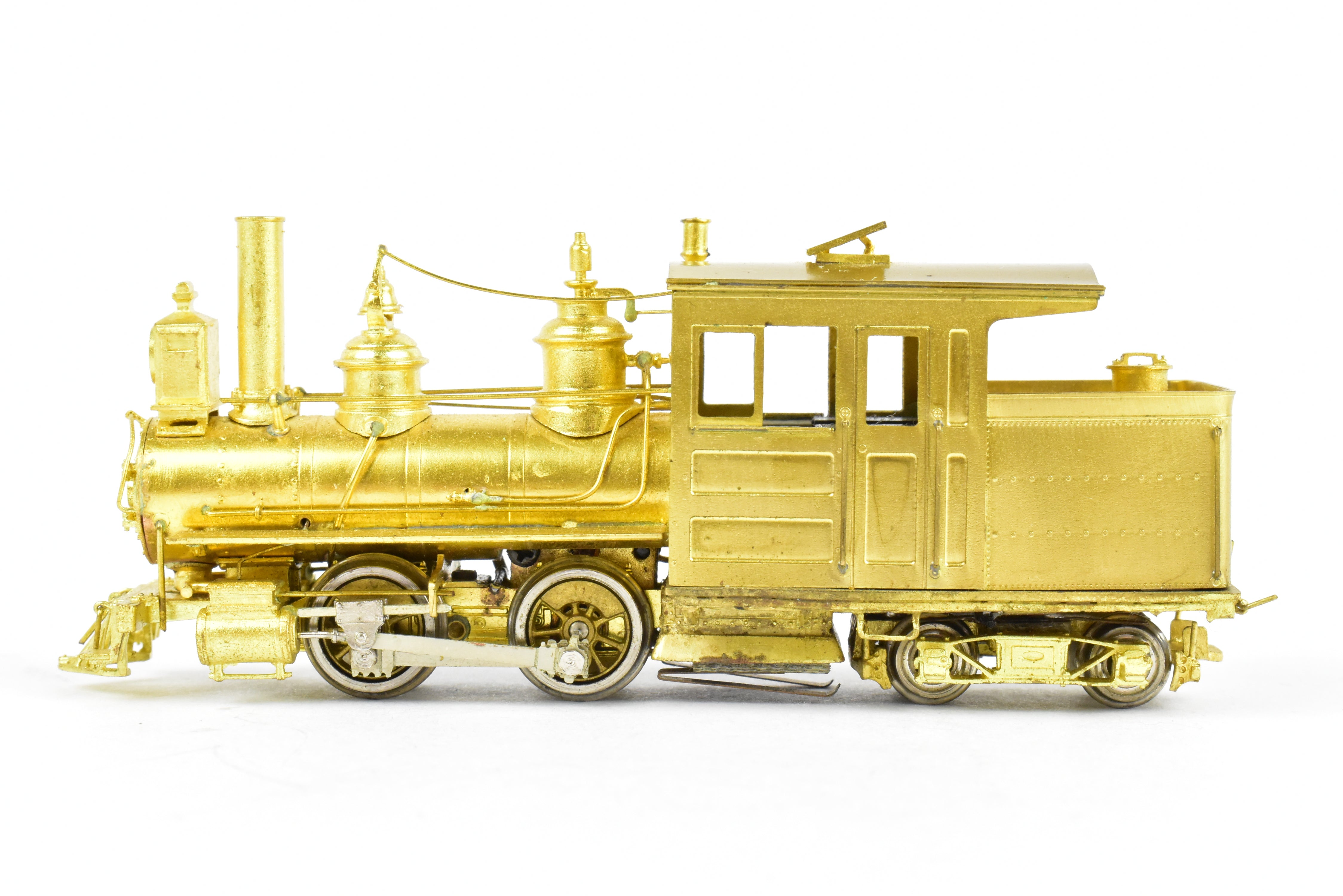 HOn30 Scale Brass Model Train - The Car Works Sandy River & Rangeley Lakes #7 Forney 0 - 4 - 4T Steam Locomotive in REBOXX Packaging