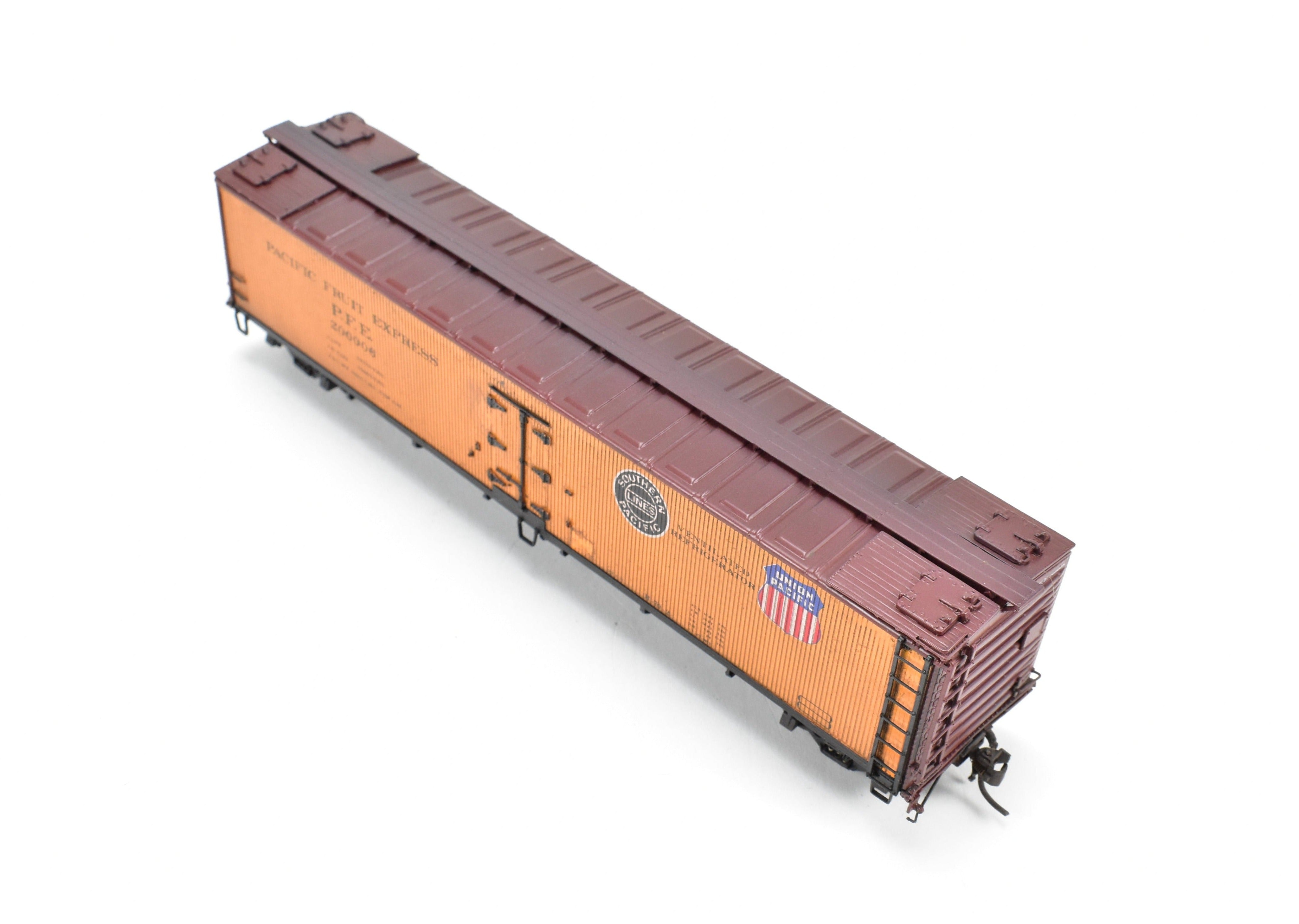 HO Brass Precision Scale Co. 52' R-70-2 Ice Refrigerator Car FP 200006 Weathered