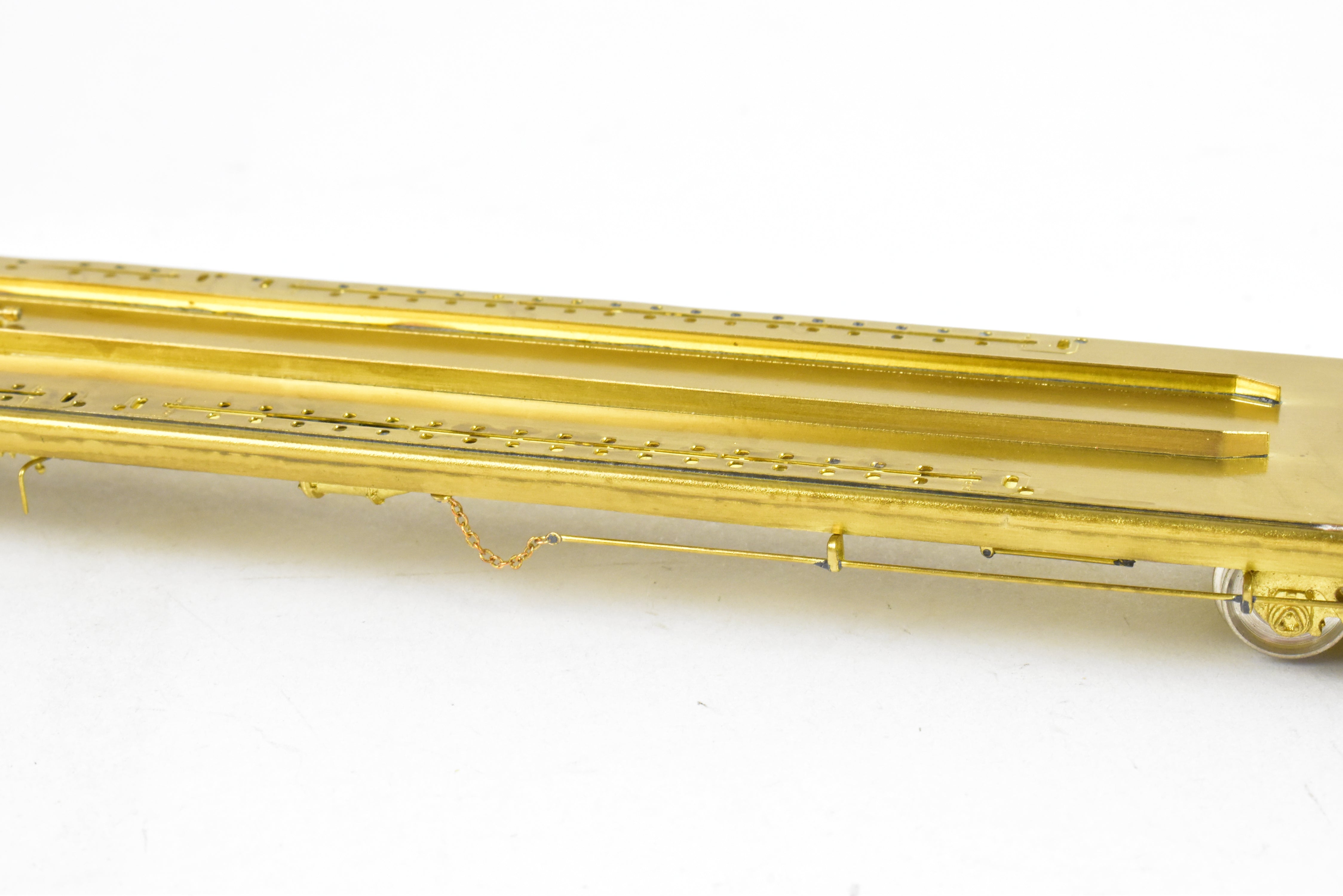 HO Brass OMI TOFC Flat Car 89'-4 Twin 45' from Overland Models