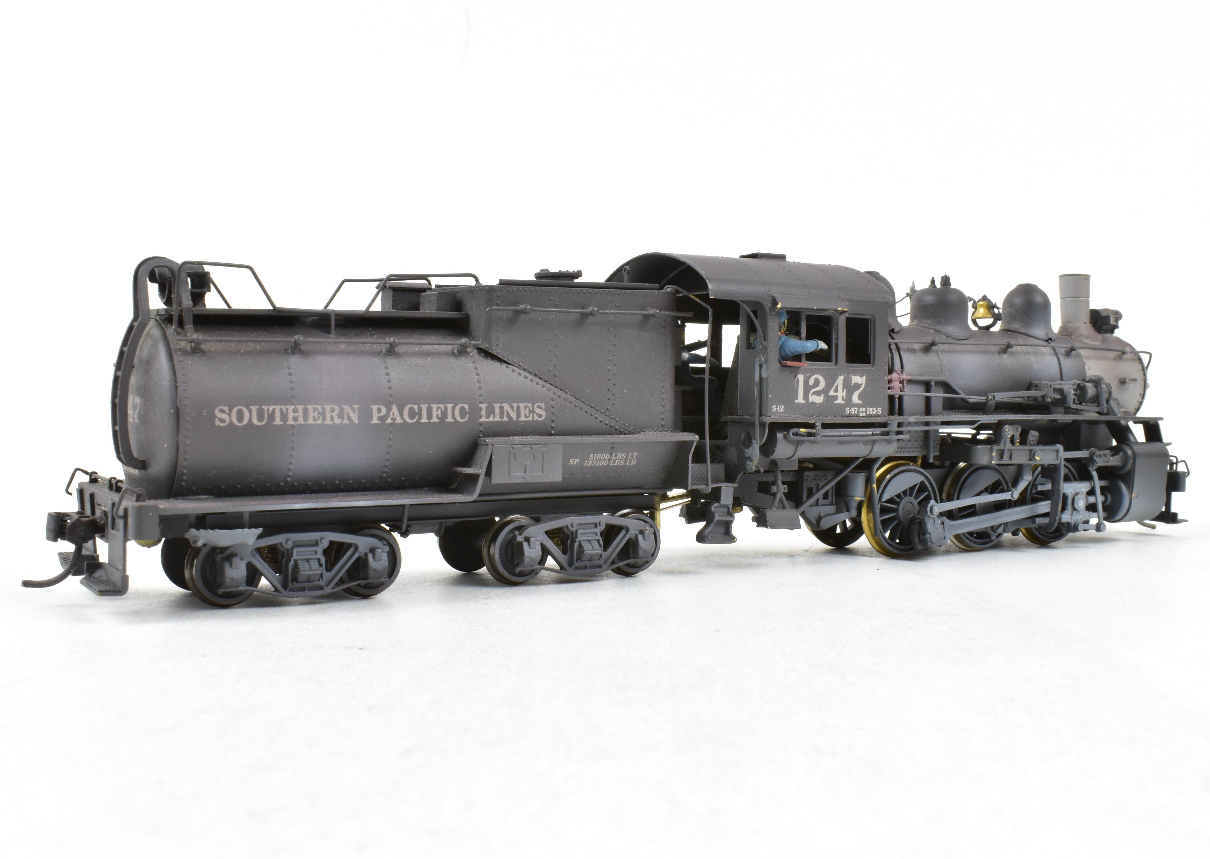 HO Scale Brass Balboa Model Train - Southern Pacific S - 12 0 - 6 - 0 Switcher with Custom Painted Finish