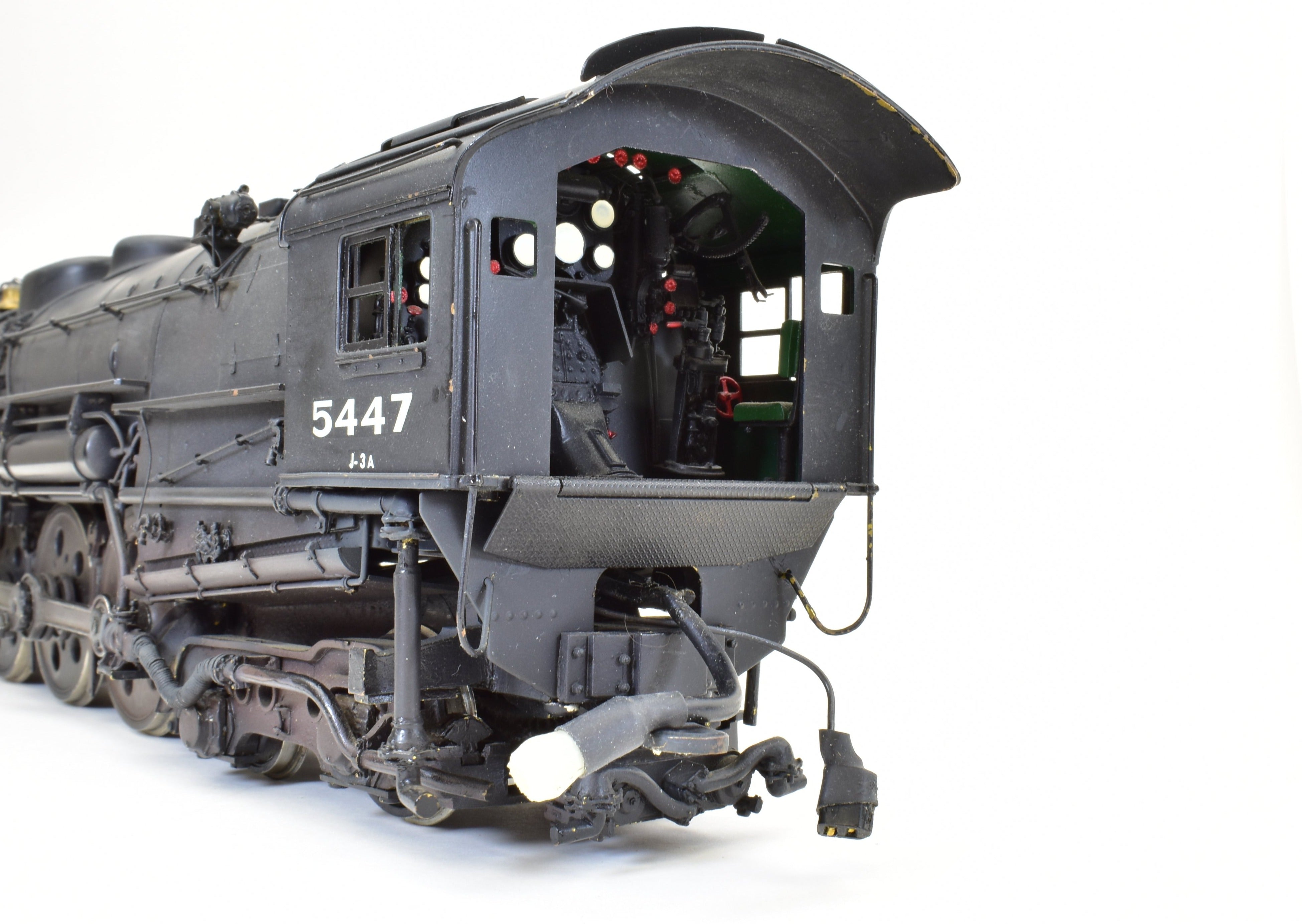 O Scale Brass Model Train - Precision Scale Co. from NYC - New York Central J-3a 4-6-4 De-Streamlined Hudson Locomotive with Custom Painting