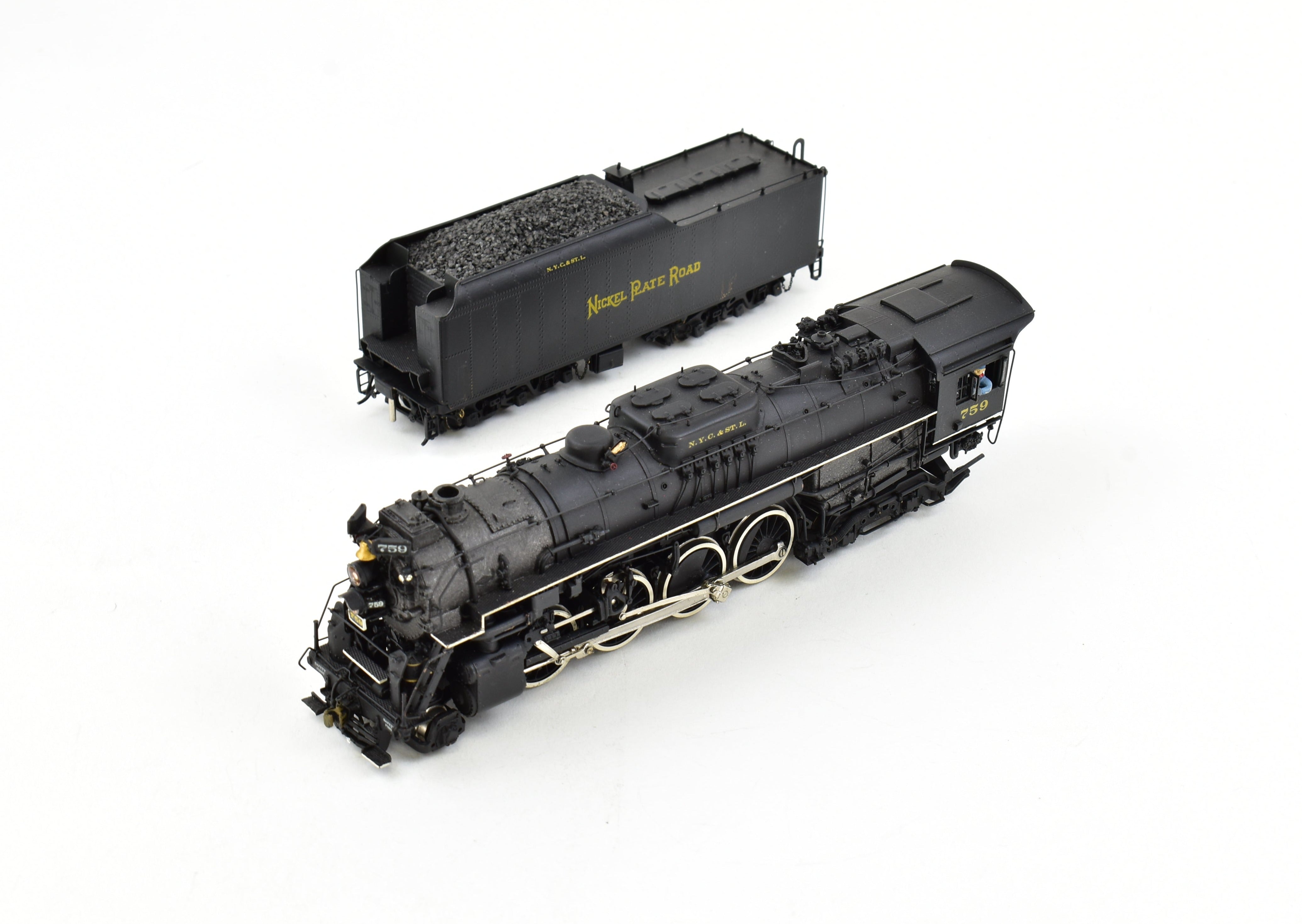 HO Brass OMI - Overland Models NKP S-2 2-8-4 Berkshire #759