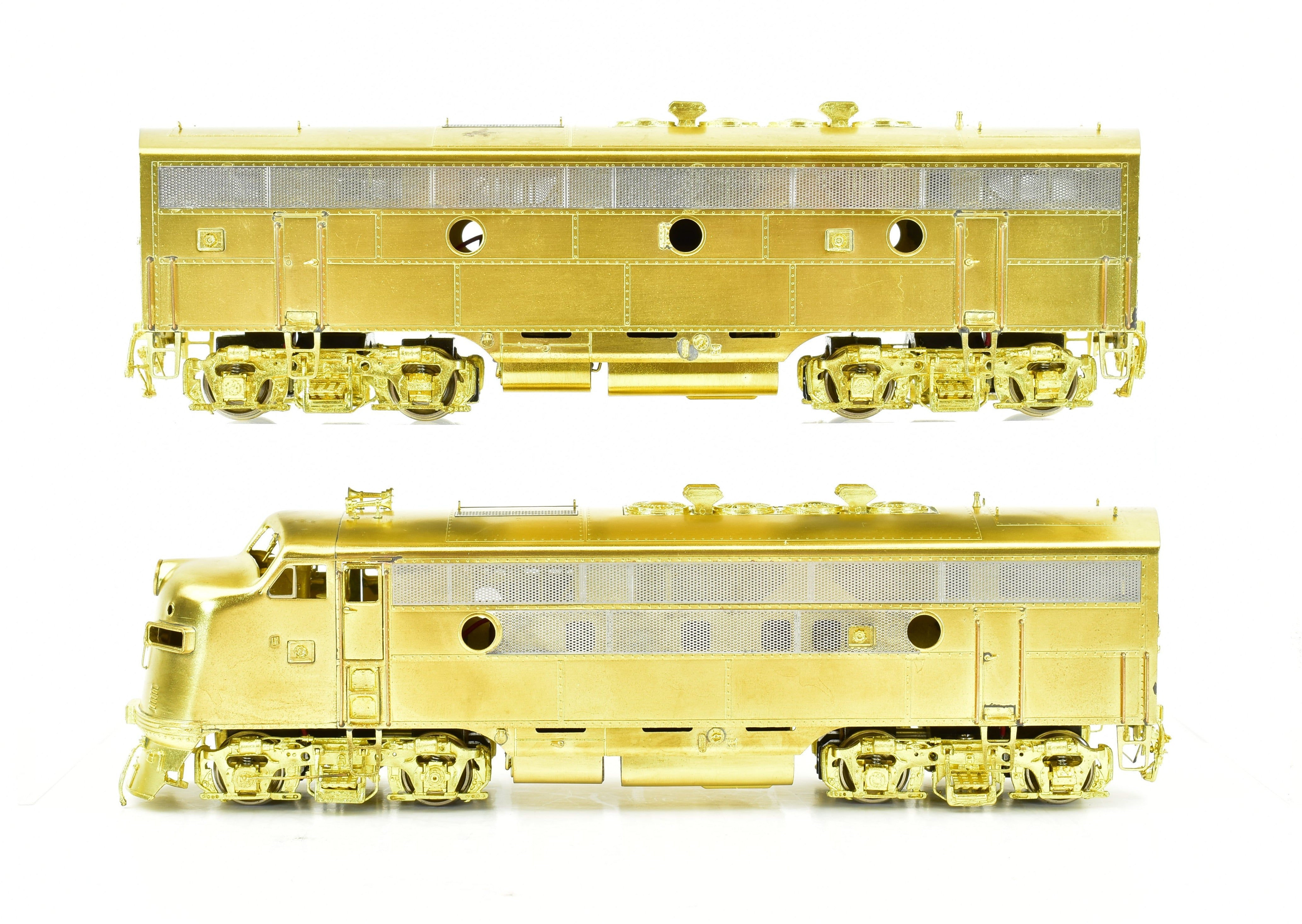 HO Scale Brass Model Train Set - Overland Models Inc. DL&W - Lackawanna EMD F3 A Unit and F3 B Unit Combo