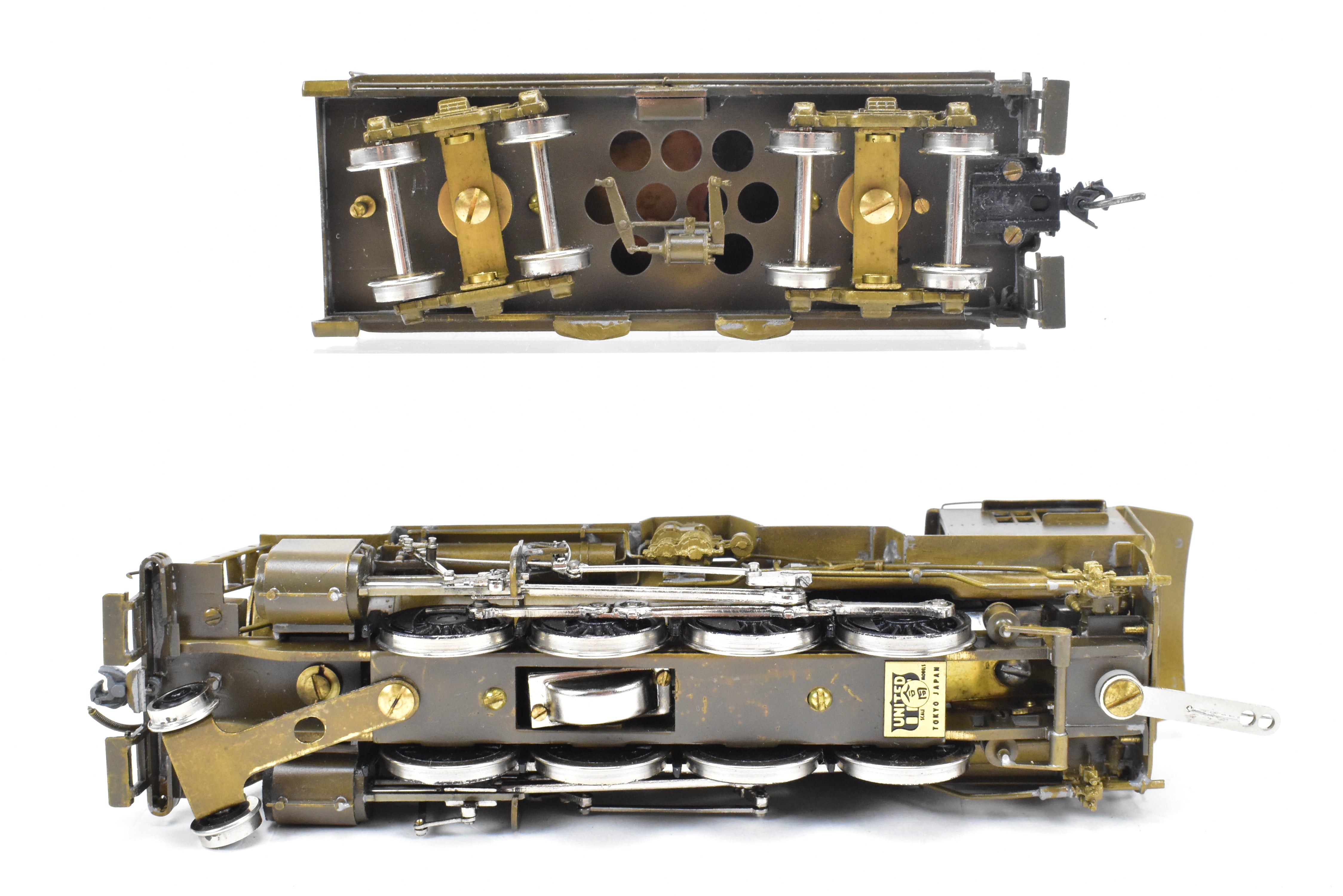 HO Scale Brass Pacific Fast Mail (PFM) Baltimore & Ohio Class E - 27ca 2 - 8 - 0 Steam Locomotive Power Series Model from 1977 Run with Incorrect Locomotive Details