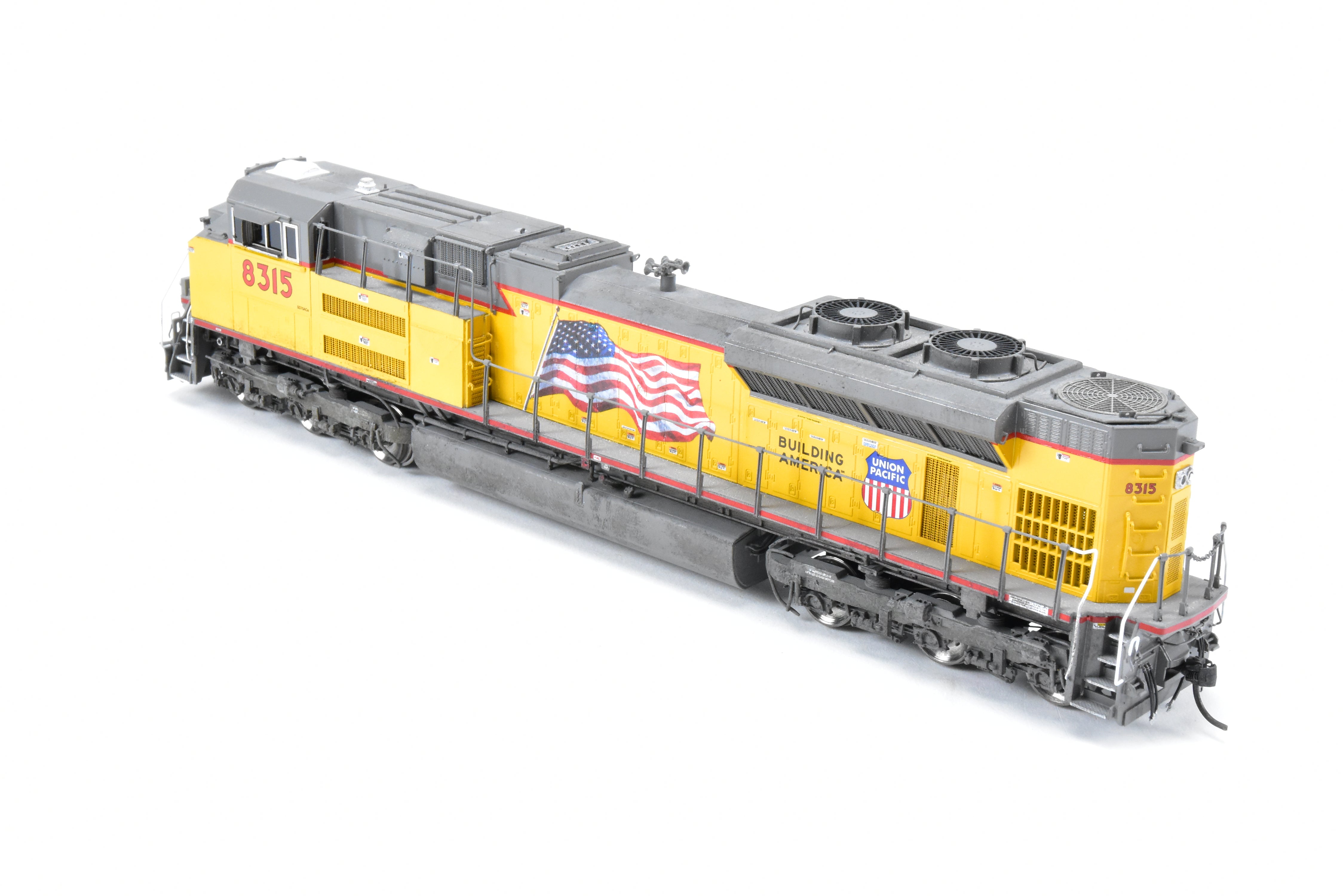 HO Brass OMI - Overland Models Inc Union Pacific EMD SD - 70ACe FP #8315 with Digitrax DCC & Light Weathering
