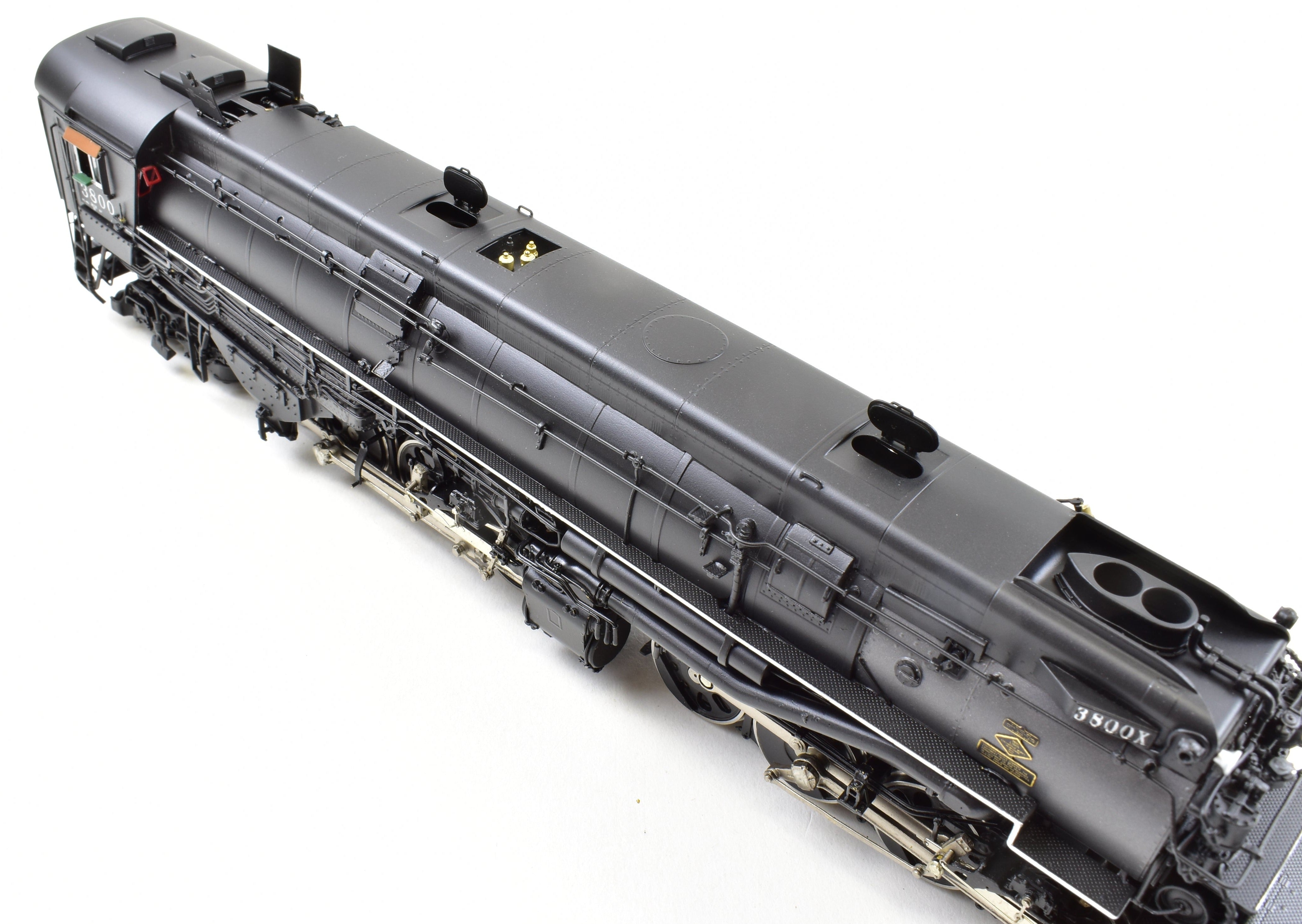 HO Scale Brass Model Train CON Key Imports SP - Southern Pacific Class AC - 9 2 - 8 - 8 - 4 Coal - Fired Passenger Locomotive #3800