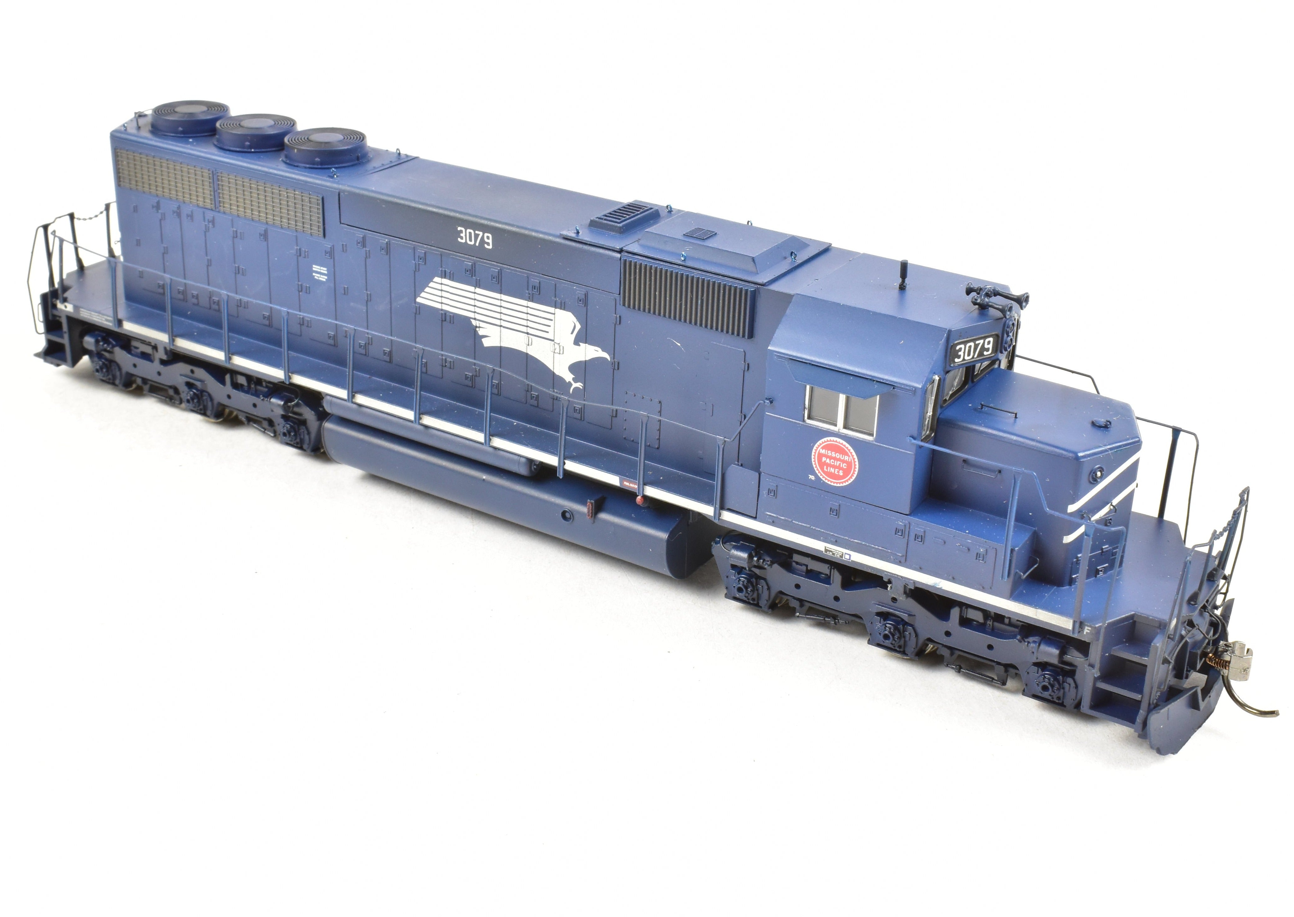 HO Scale Model Train - Athearn MP Missouri Pacific EMD SD40 #733 Weathered Locomotive with DCC Decoder