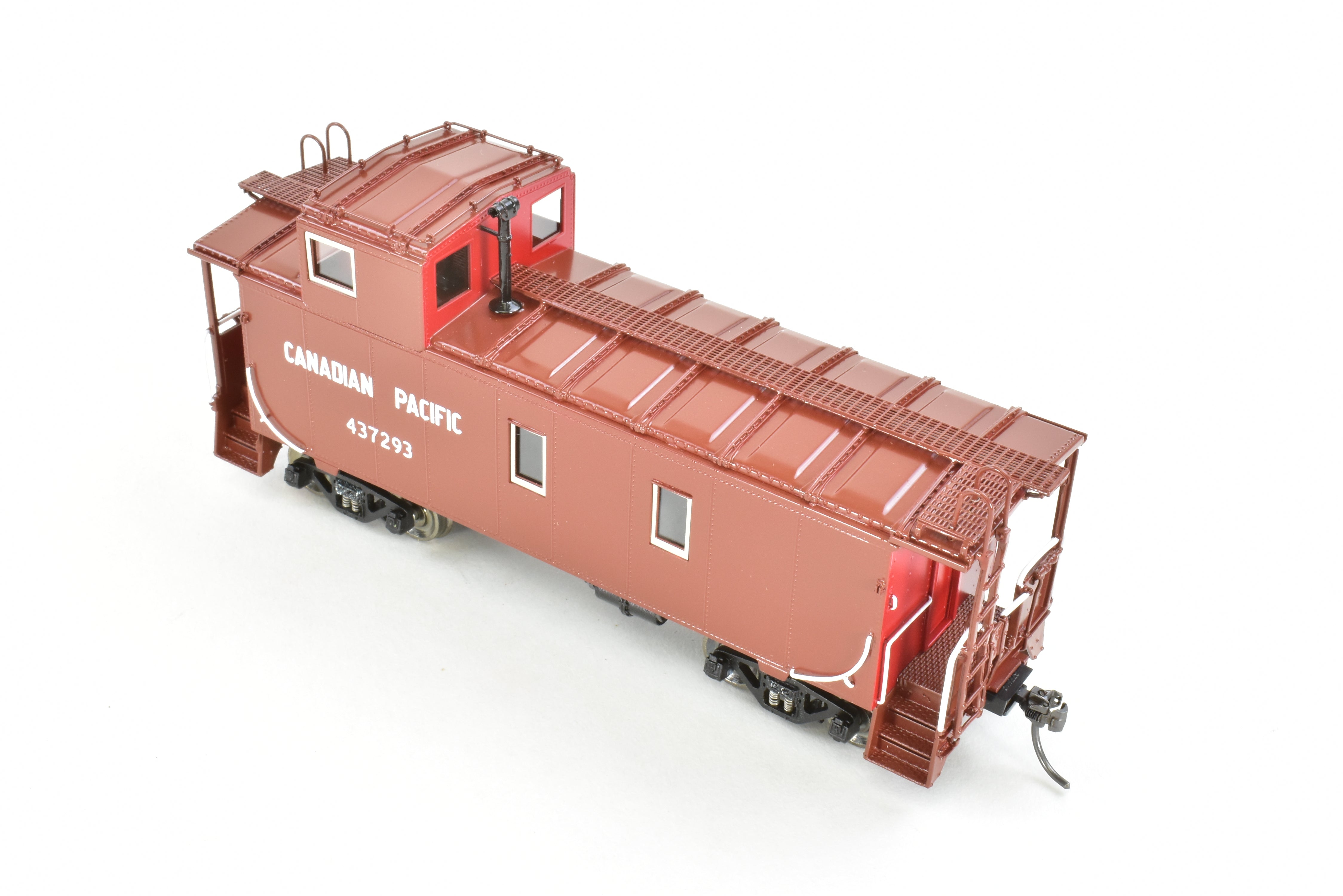 HO Scale Brass CPR Canadian Pacific Steel Caboose OMI #437293 Factory Painted