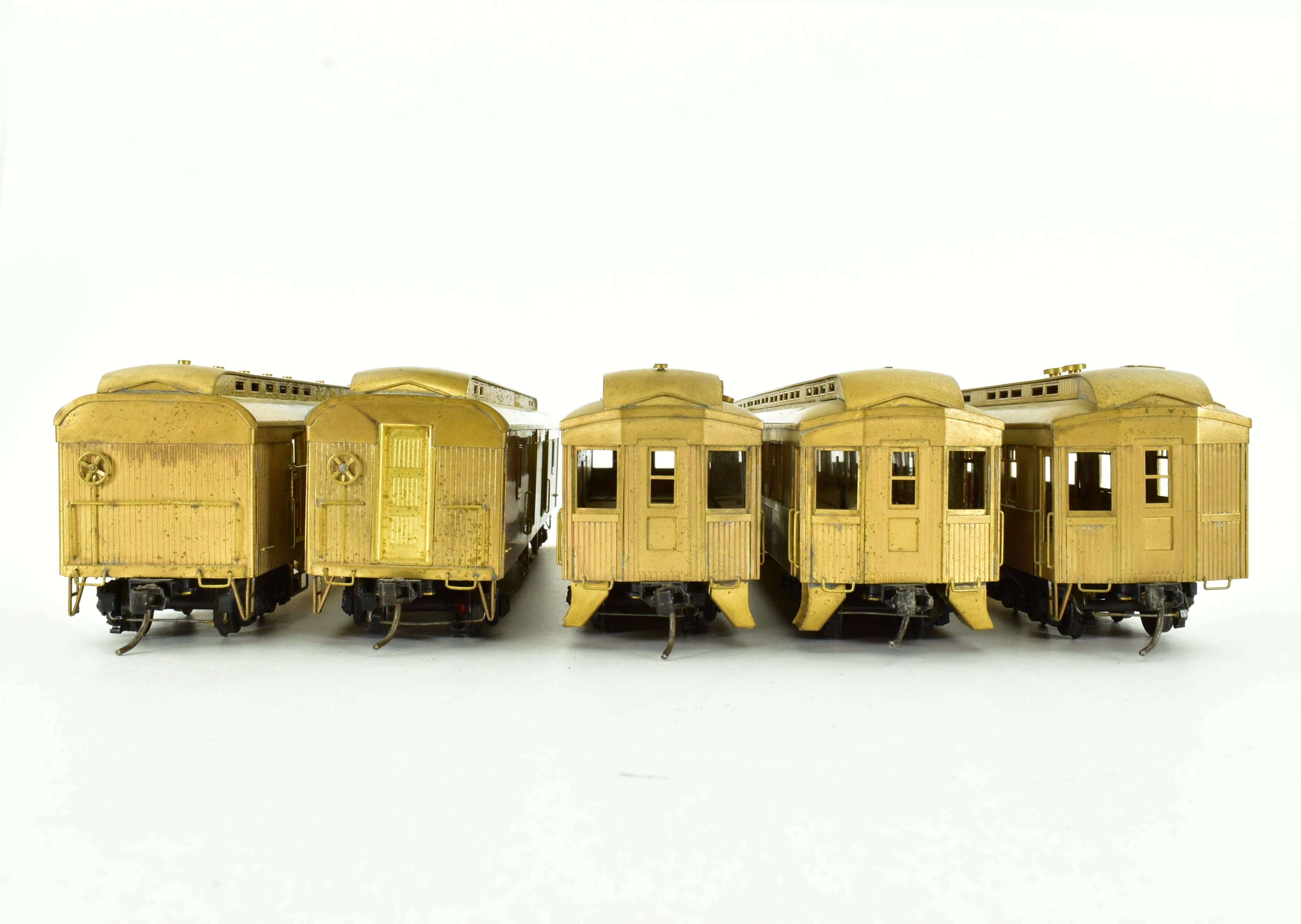 Canadian Pacific Railway Kettle Valley Brass Passenger Cars with Central Valley Trucks