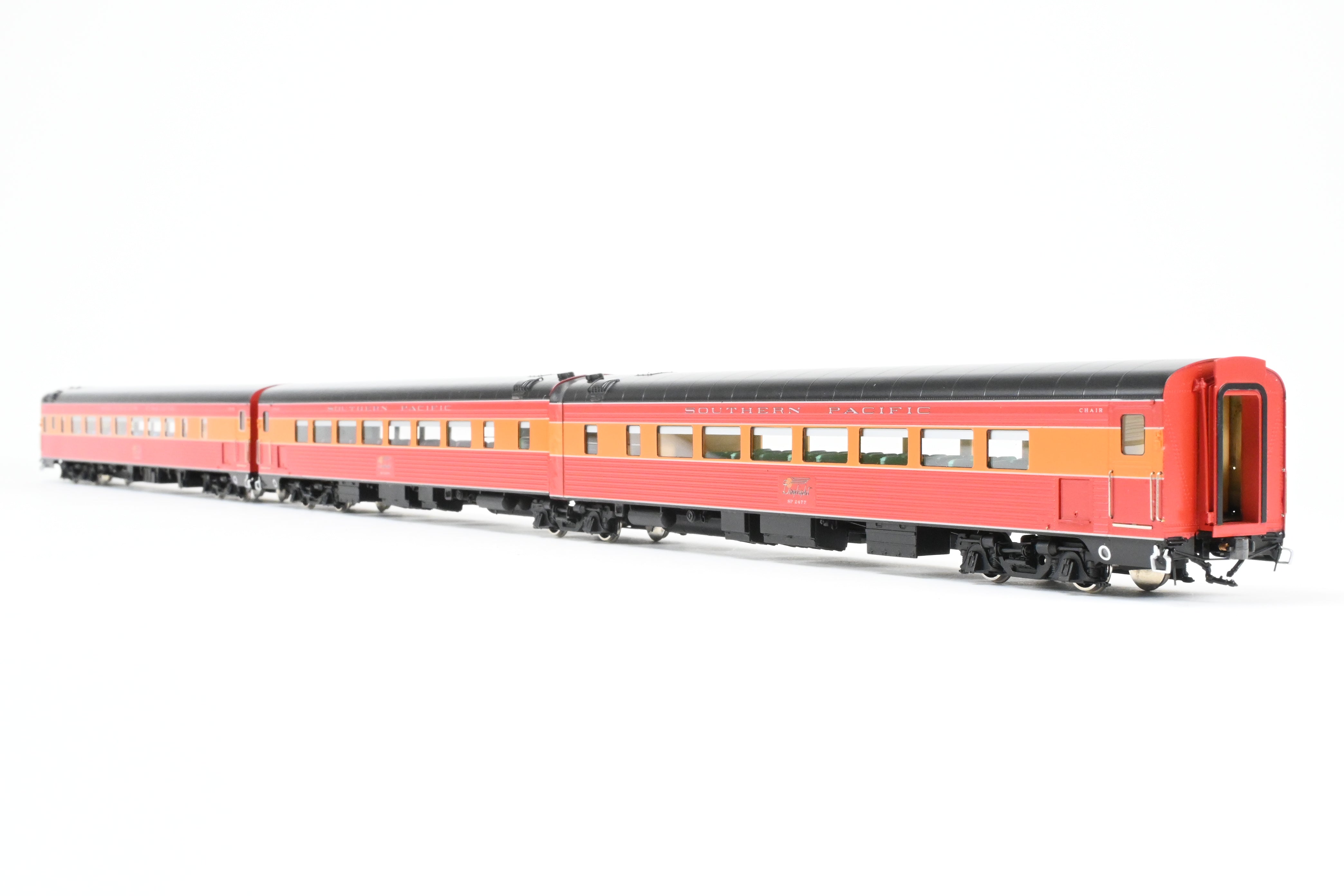 HO Brass CIL Challenger Imports SP 1955 Morning Daylight 3-Car Add-On Set