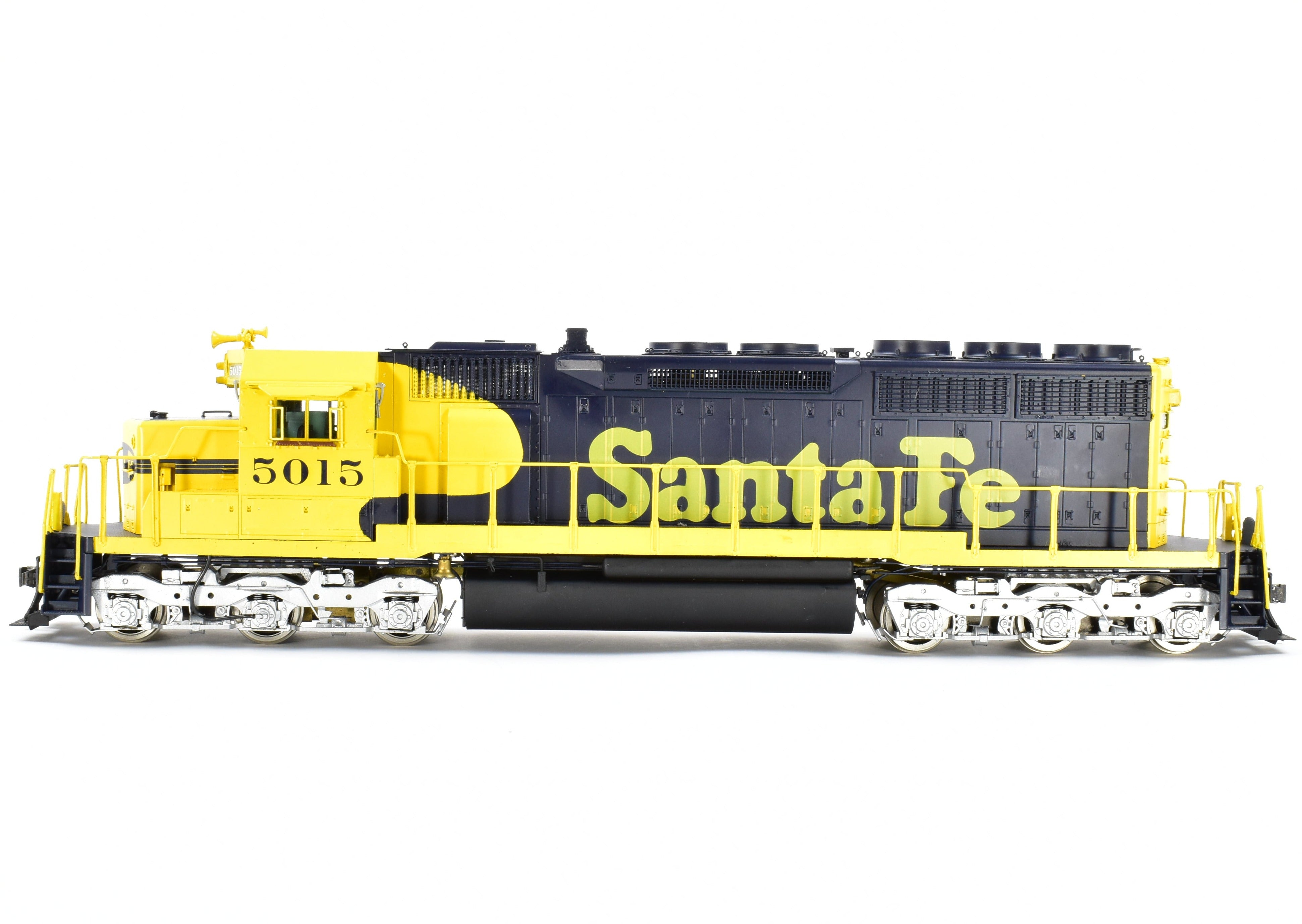 O Gauge Brass Precision Scale Co. ATSF - Santa Fe SD40 - 2 Model Locomotive #5015 with Factory Painting - A Rare Collectible