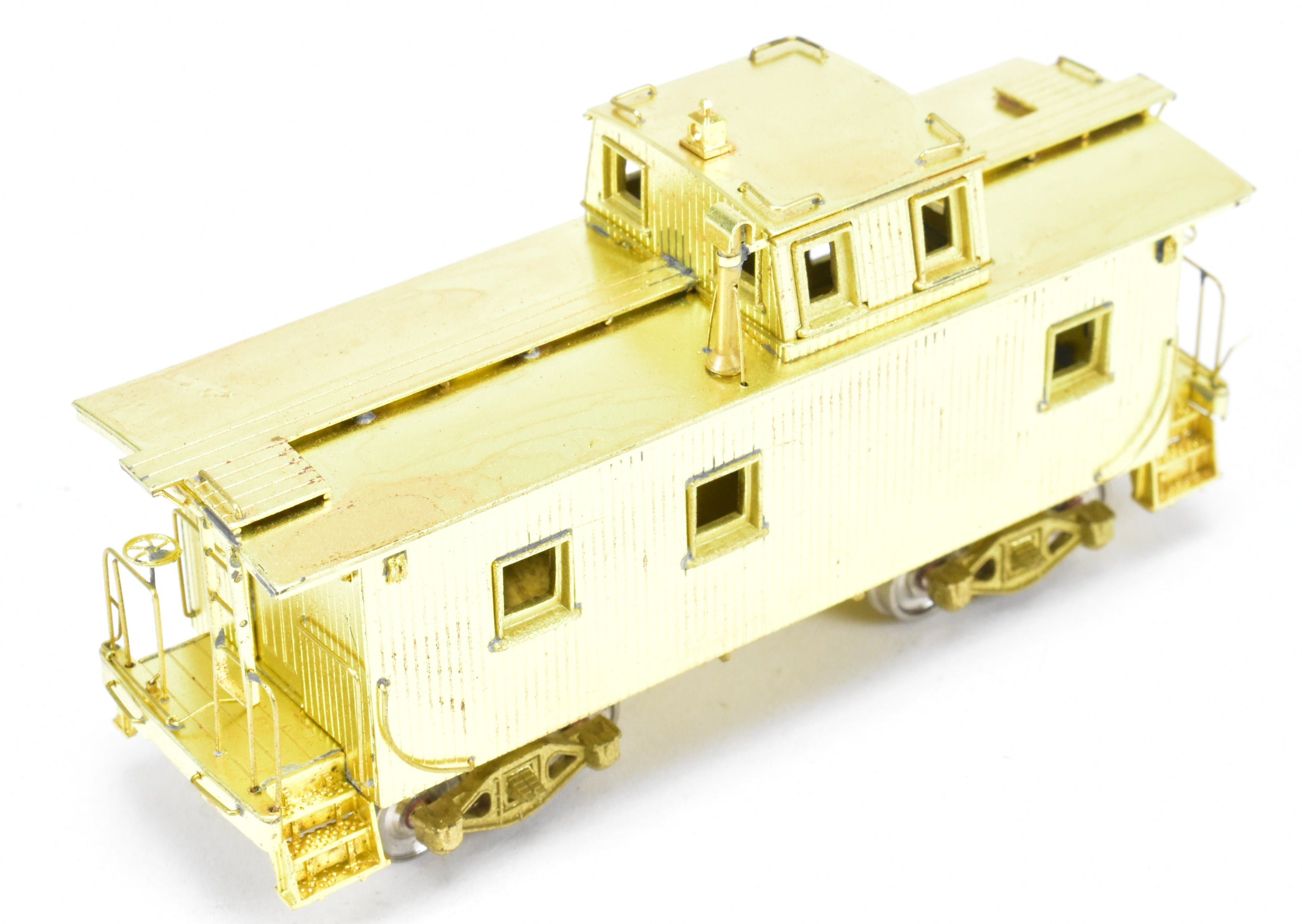 HO Scale Brass Construction Alco Models New York Central (NYC) 24-Foot Offset Cupola Wood Caboose Model