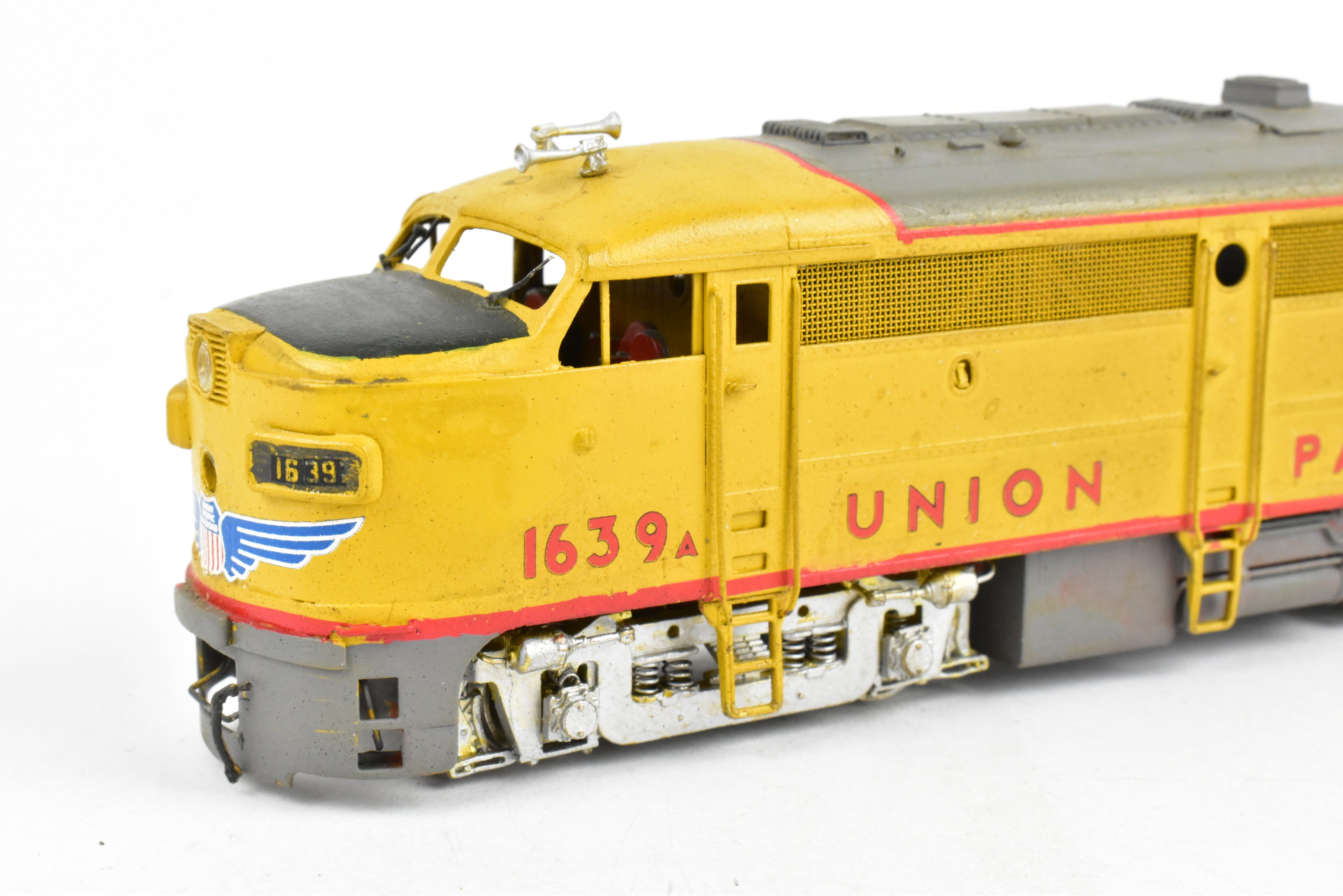 HO Brass OMI UP Union Pacific Alco FA-1 with Dynamic Brakes, Weathered #1639a