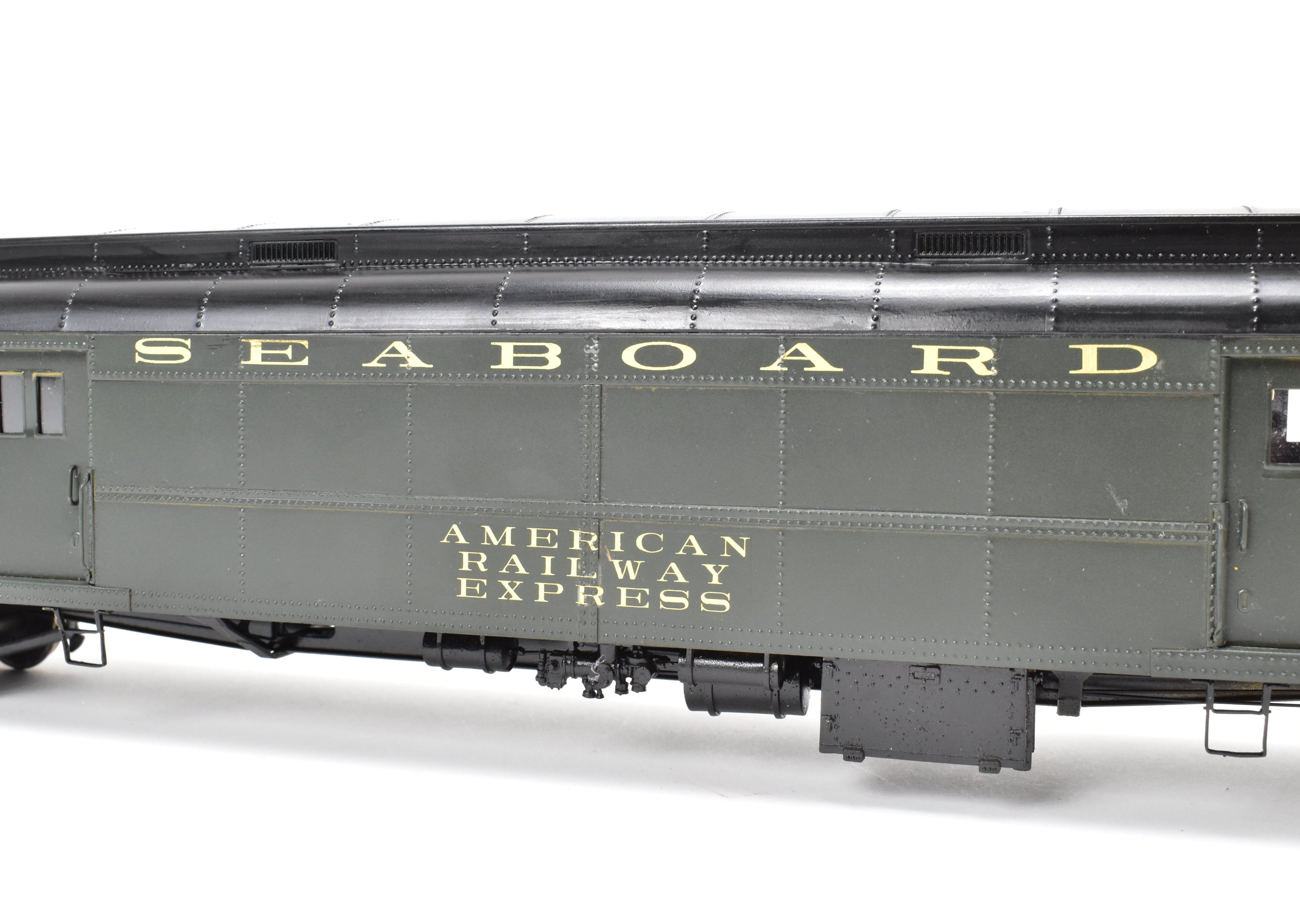 O Scale Brass Model PSC - Precision Scale Co. SAL - Seaboard Air Line Pullman Standard Heavyweight Baggage Car with 74'-6 Double-Doors and Custom Painting