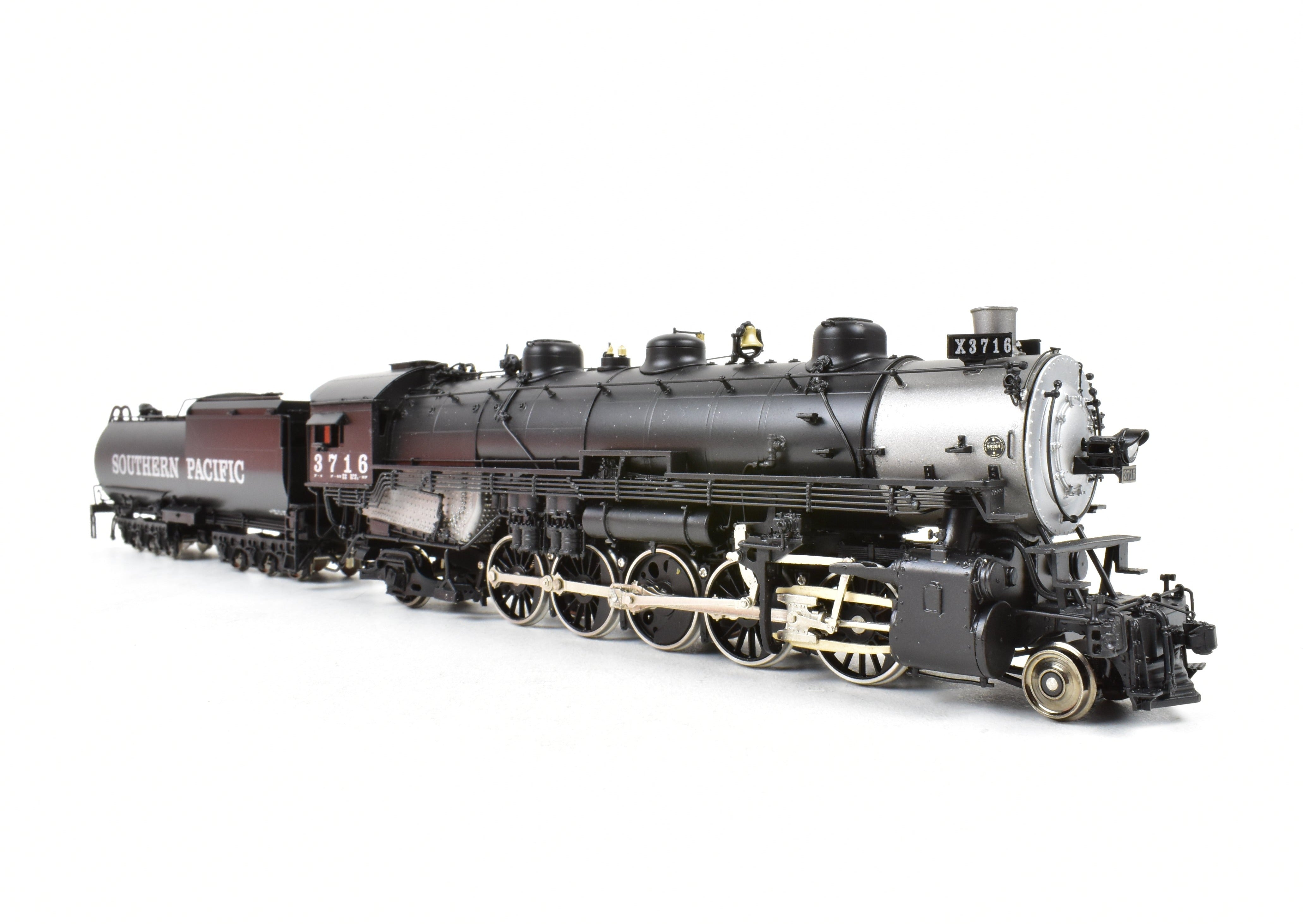 HO Scale Brass Precision Scale Co. Southern Pacific F-4 2-10-2 Factory Painted Locomotive Model No. 3716