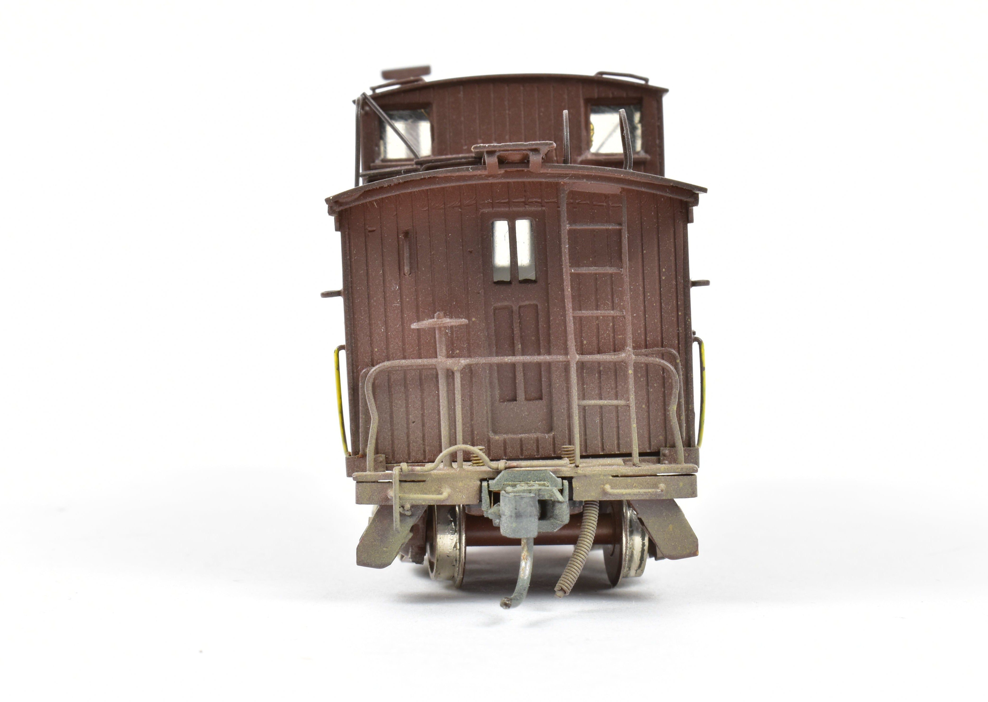 HO Scale Brass PFM - United Custom - Painted Northern Pacific Wood Caboose Model for Train Enthusiasts