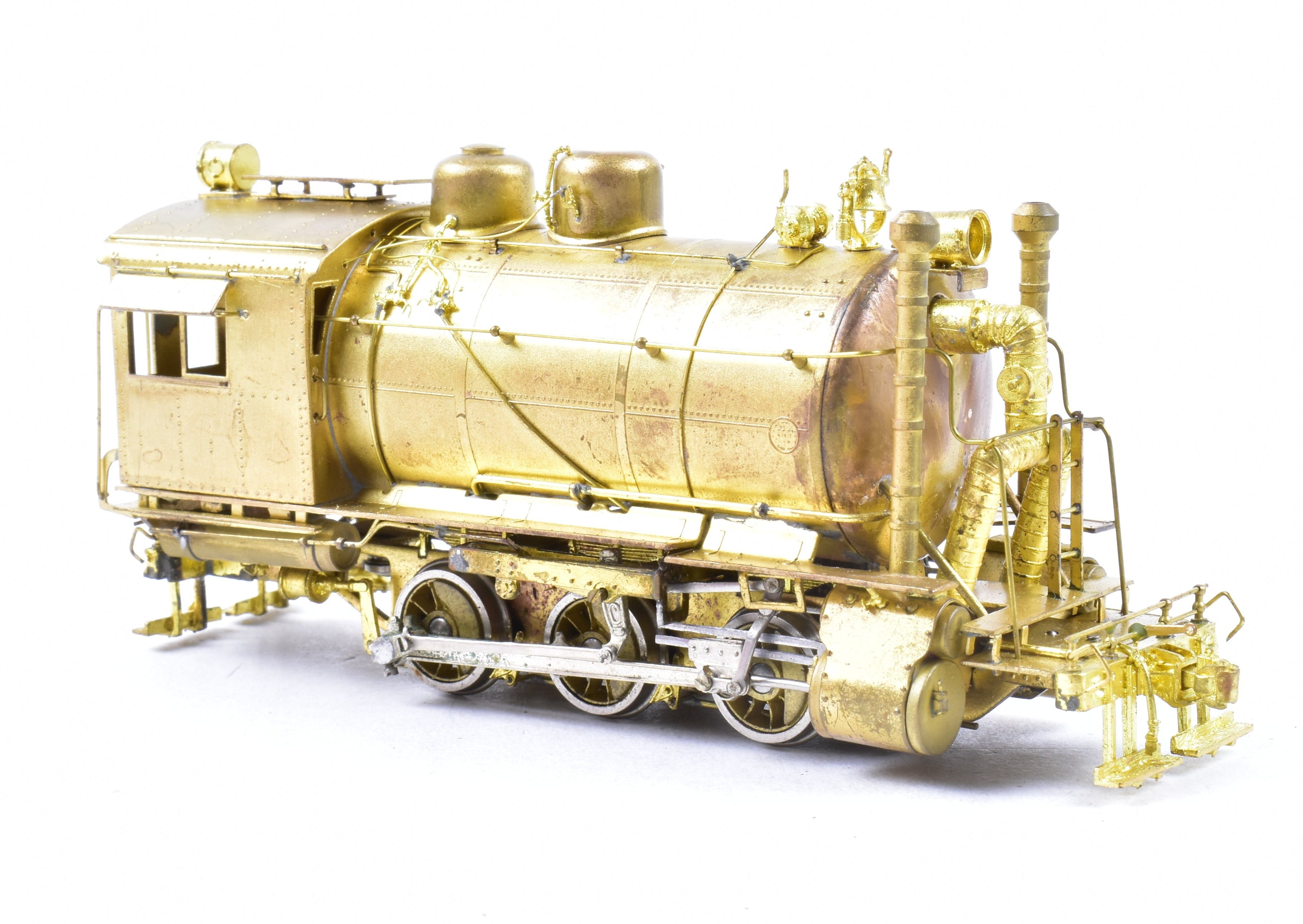 High - Quality HO Scale Brass Model of Westside Model Co.'s ATSF - Santa Fe 0 - 6 - 0T Fireless Cooker Locomotive, Numbered #2299