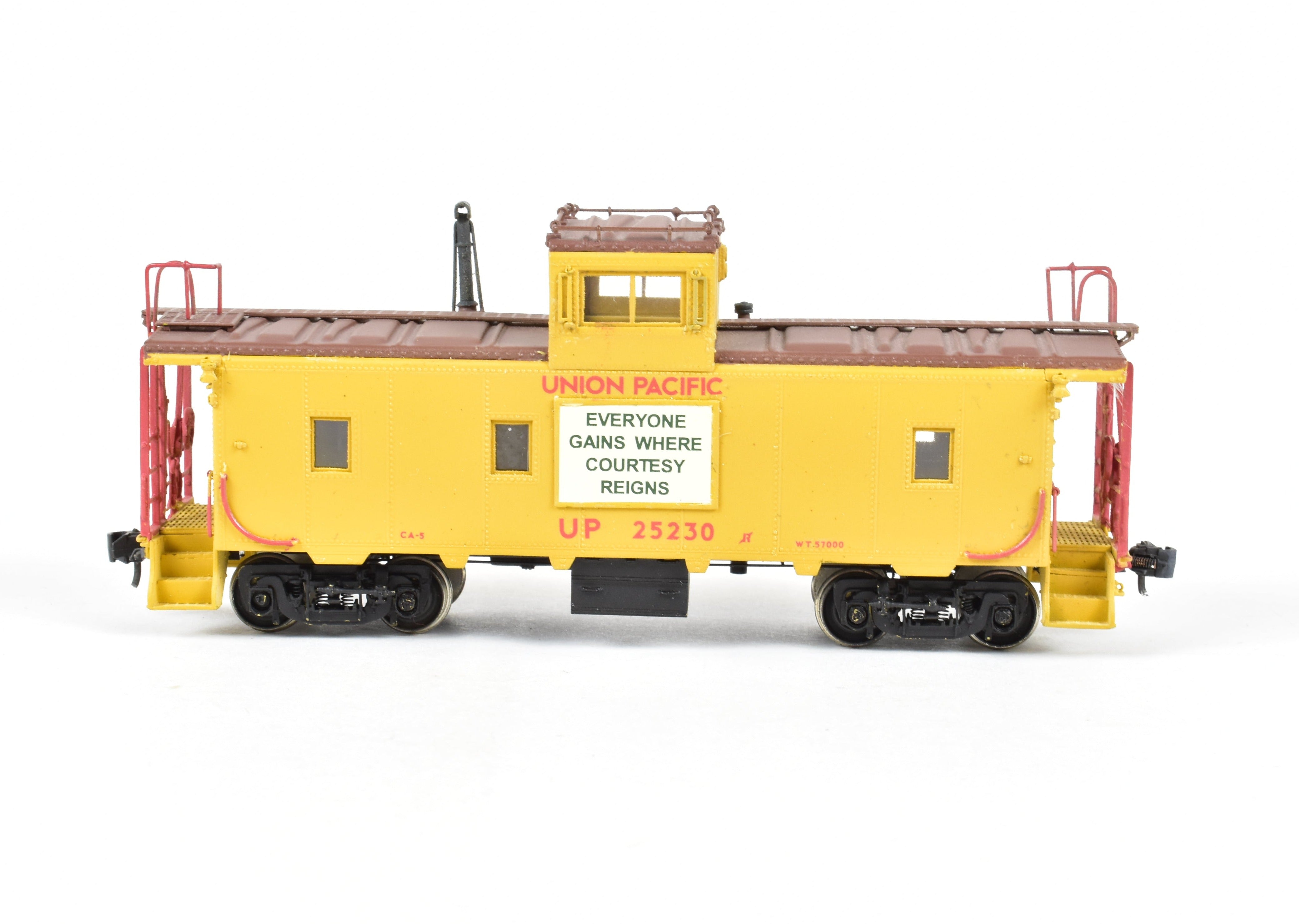 HO Scale Brass OMI - Overland Models, Inc. Union Pacific (UP) CA - 5 Caboose with Custom Paint and Spare Parts