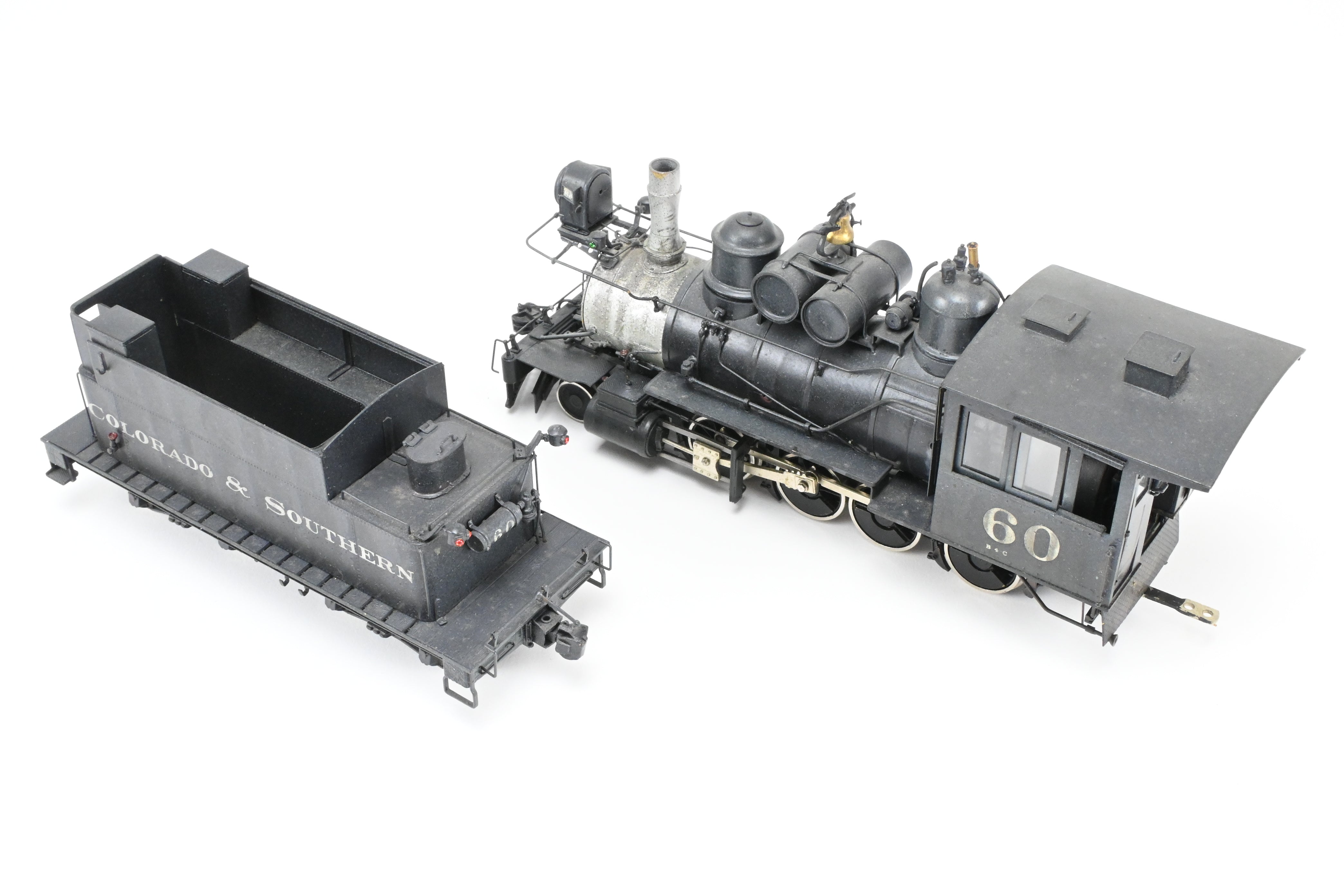 On3 Brass PSC Custom Painted & Weathered C&S Colorado & Southern #60 2-8-0 Locomotive