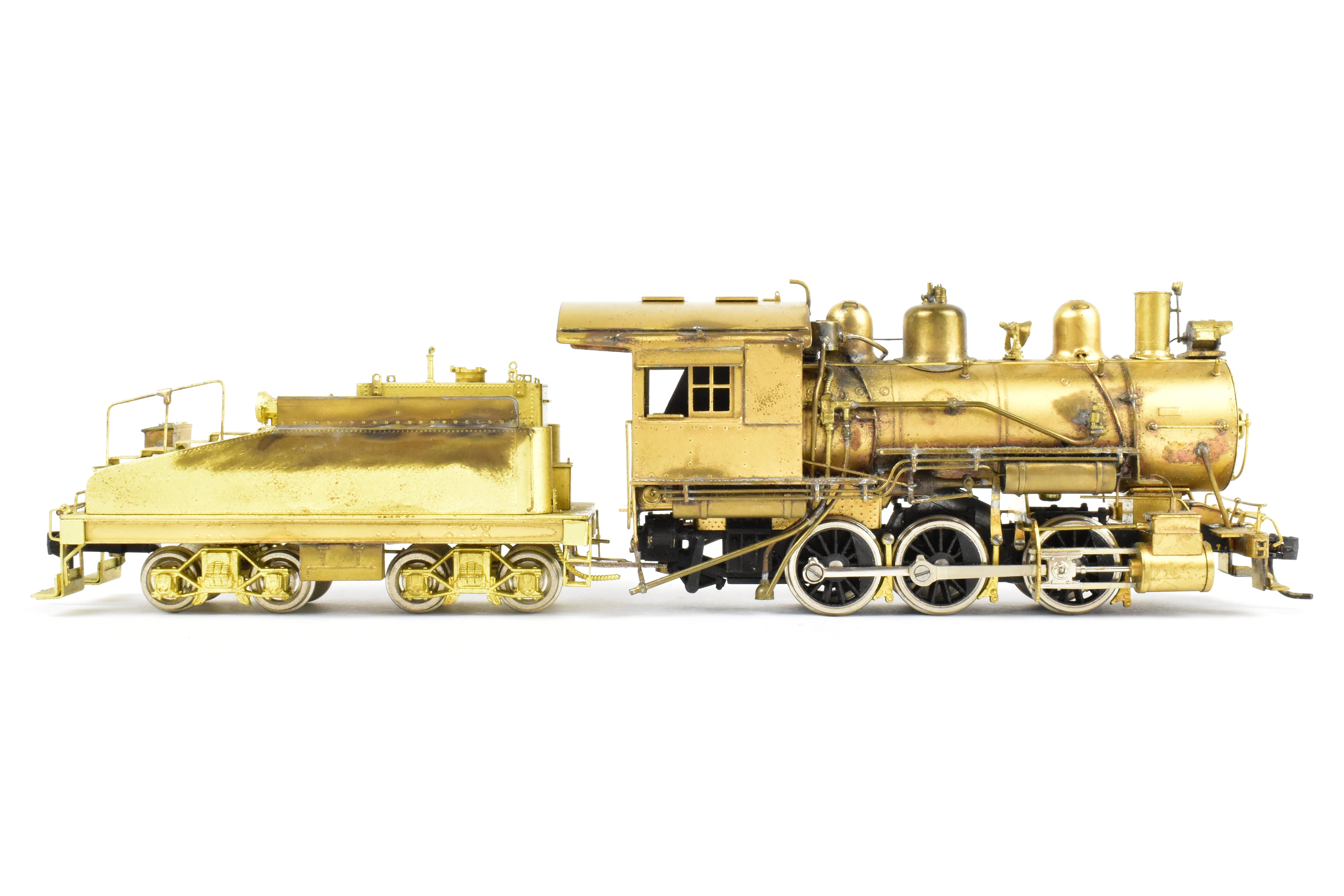 Custom HO Scale Brass Missouri Pacific 0-6-0 No. 9520 Locomotive Model Scratch Built by Joe G. Collias - One of a Kind!