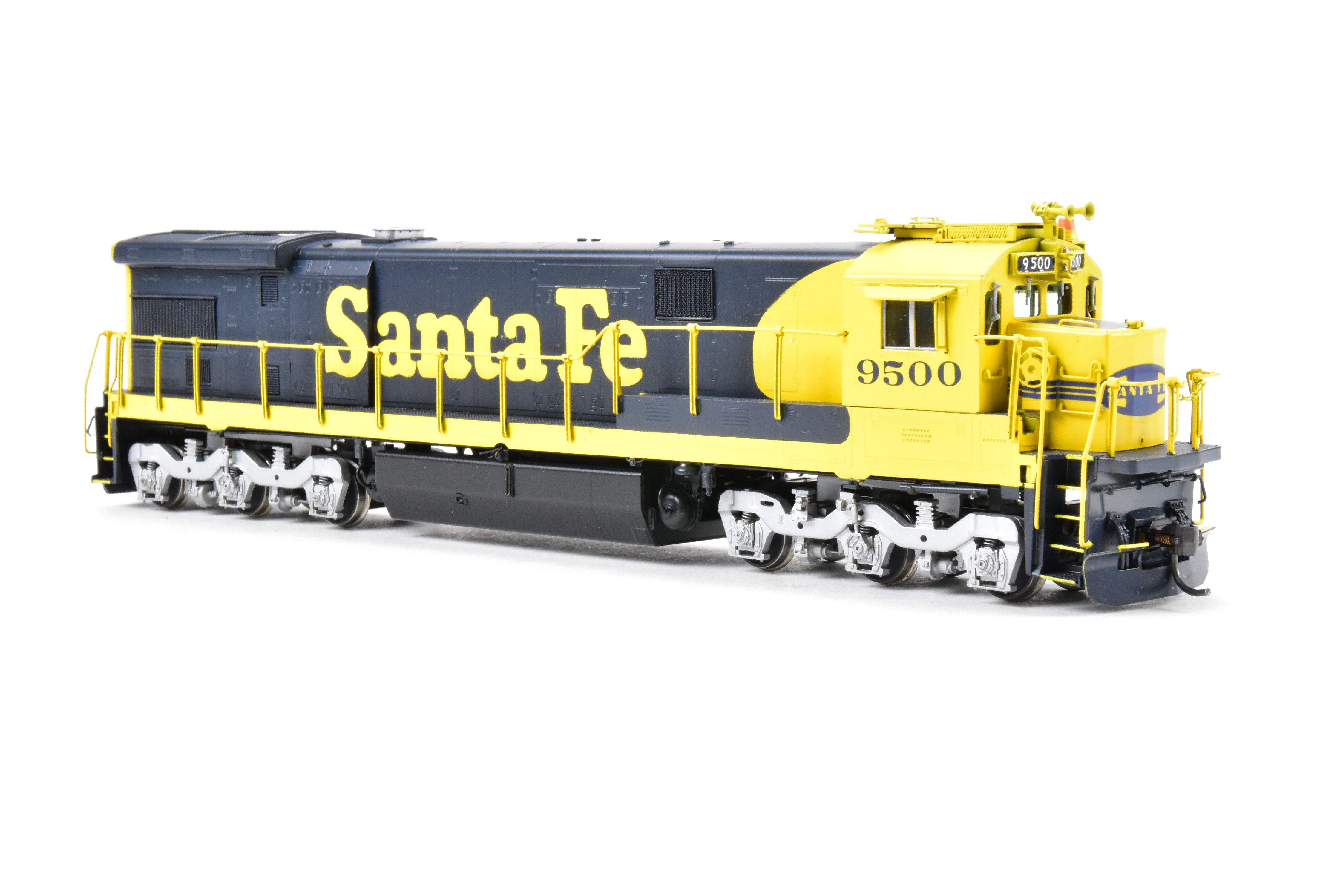 HO Scale Brass Model Train Engine - Overland Models, Inc. ATSF - Santa Fe GE U36C Rebuilt CP No. 9500 by Ajin Precision