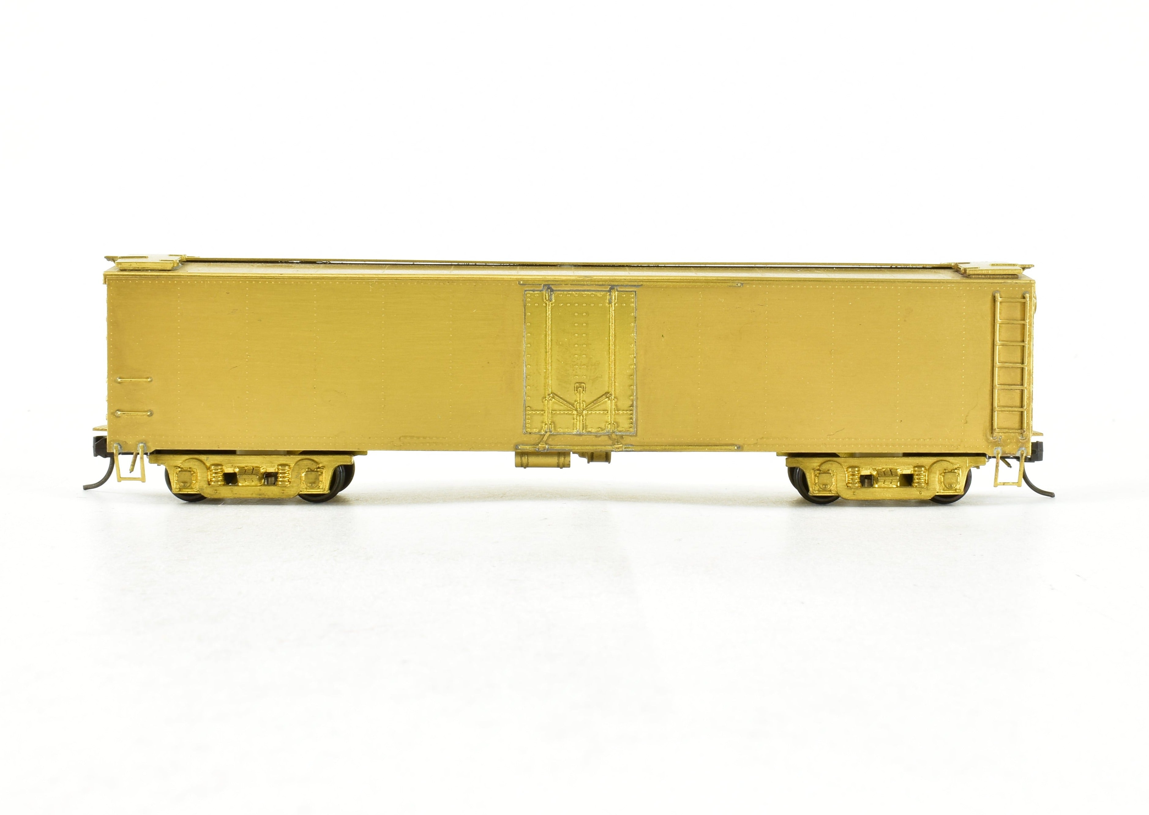 High - Quality HO Scale Brass Cascade Models Railway Express Agency (REA) 50 - Foot Steel Express Refrigerator Car for Model Trains