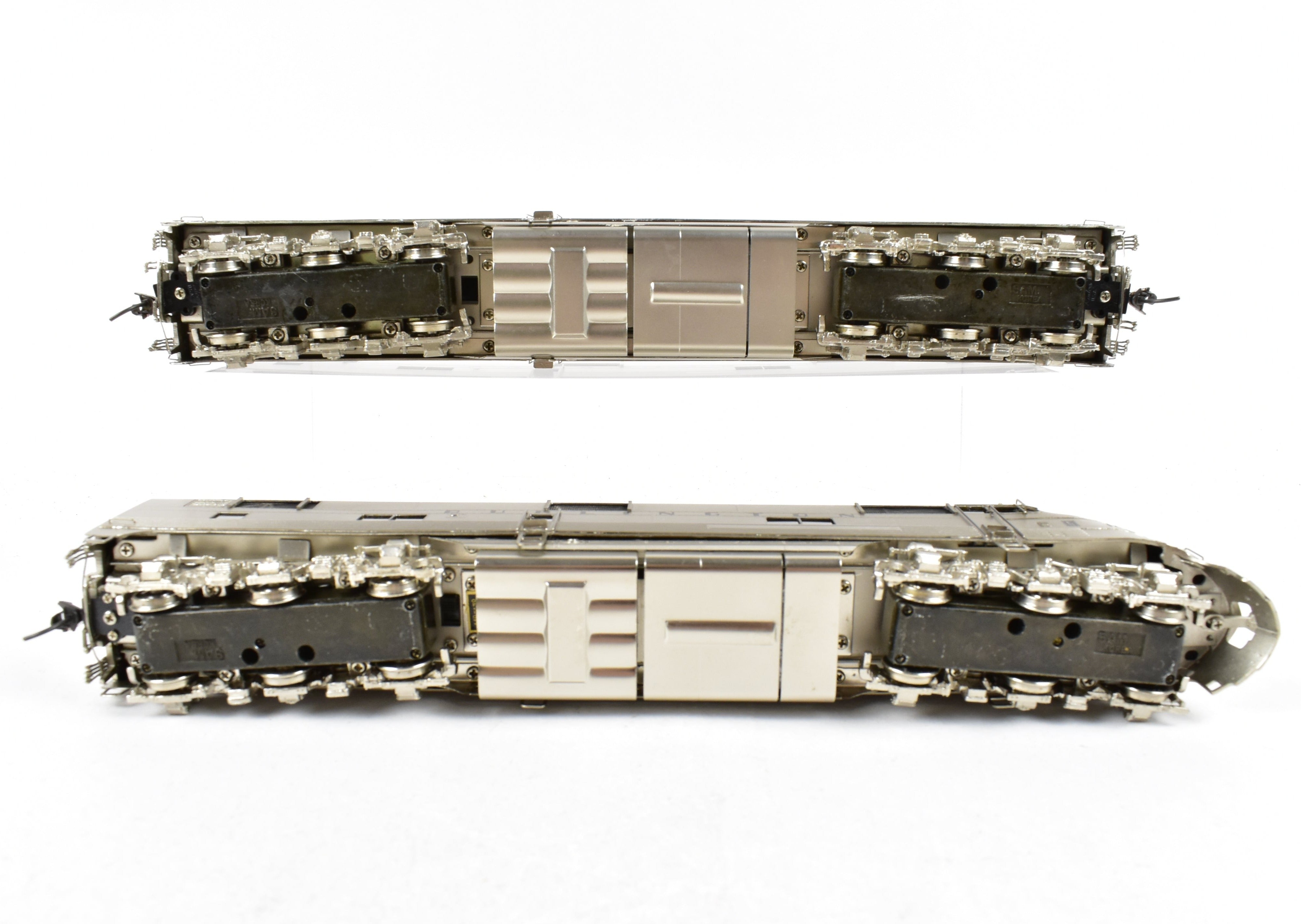 HO Scale Brass Locomotive Set - Challenger Imports CB&Q - Burlington Route EMD E5 PH - II A/B Set FP 9912A with 1960's Design Scheme