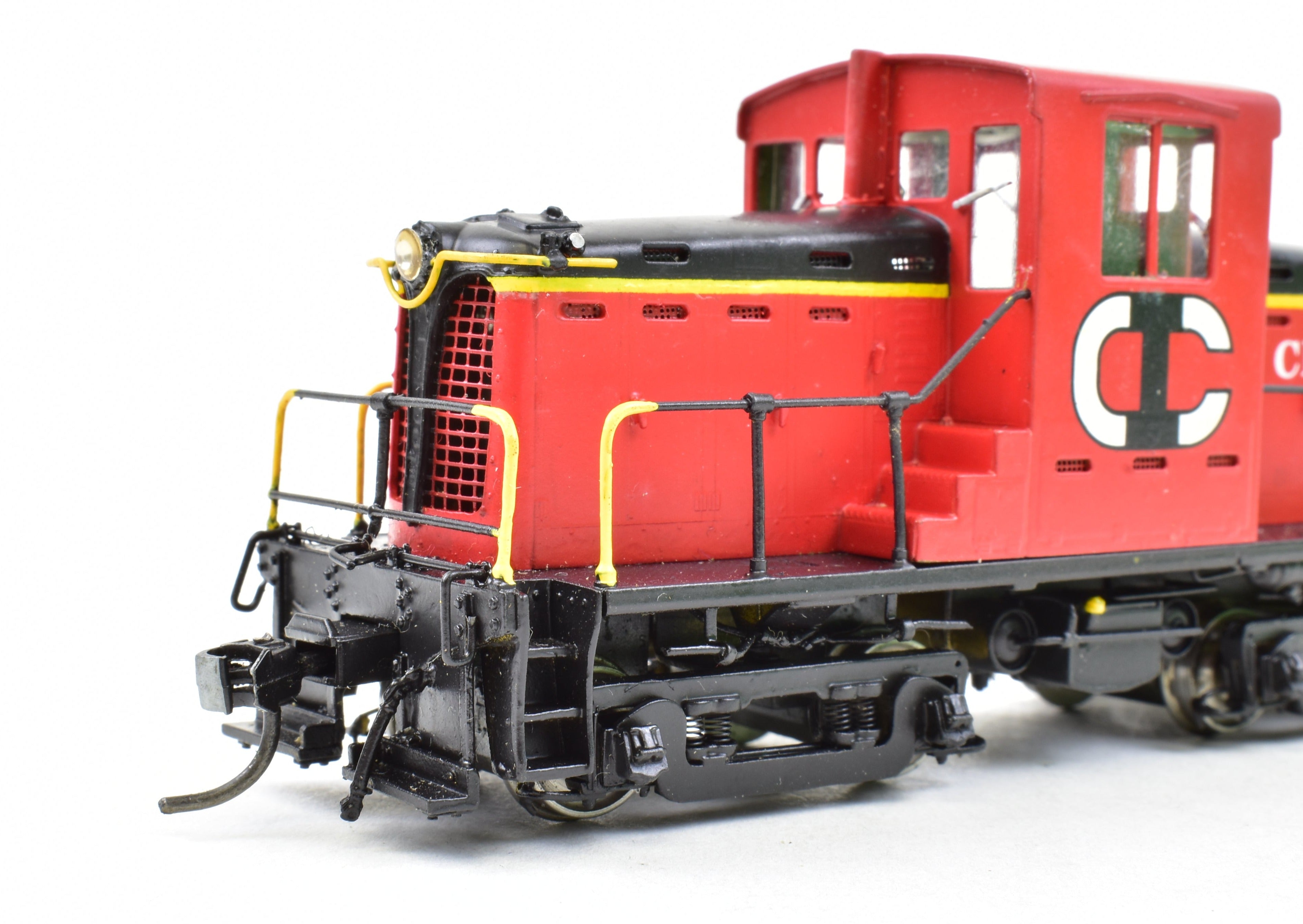 HO Scale Brass OMI - Overland Models Inc. MILW - Milwaukee Road USAX - U.S. Army 44 - DE - 18 Whitcomb Switcher Model with Custom Painted Fictional Road Design