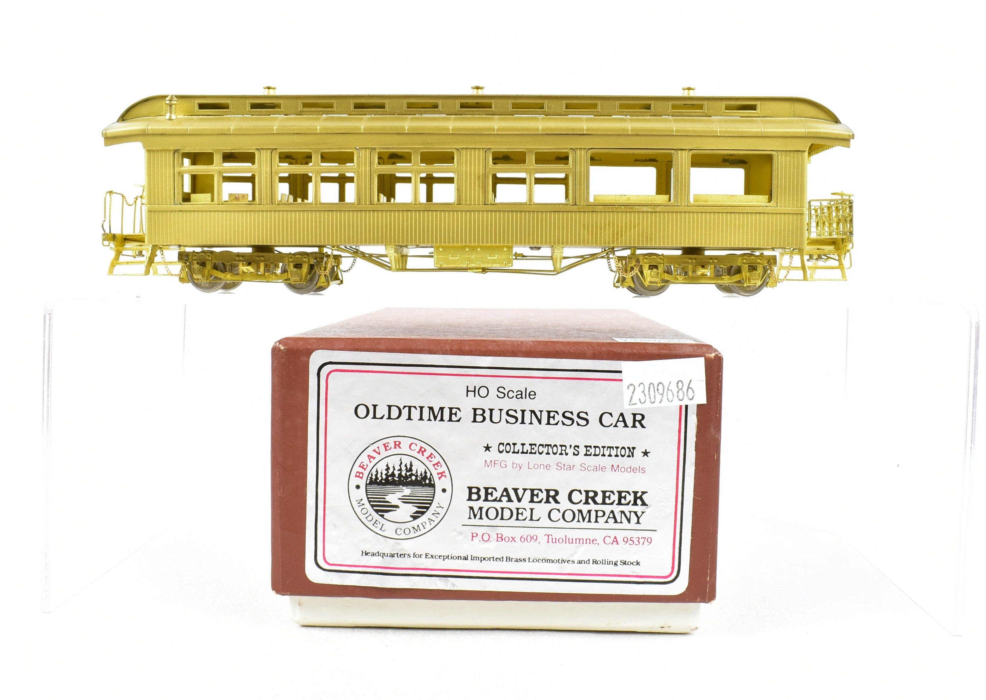 HO Brass Beaver Creek Vintage Business Car Collector's Edition - 1986 Run